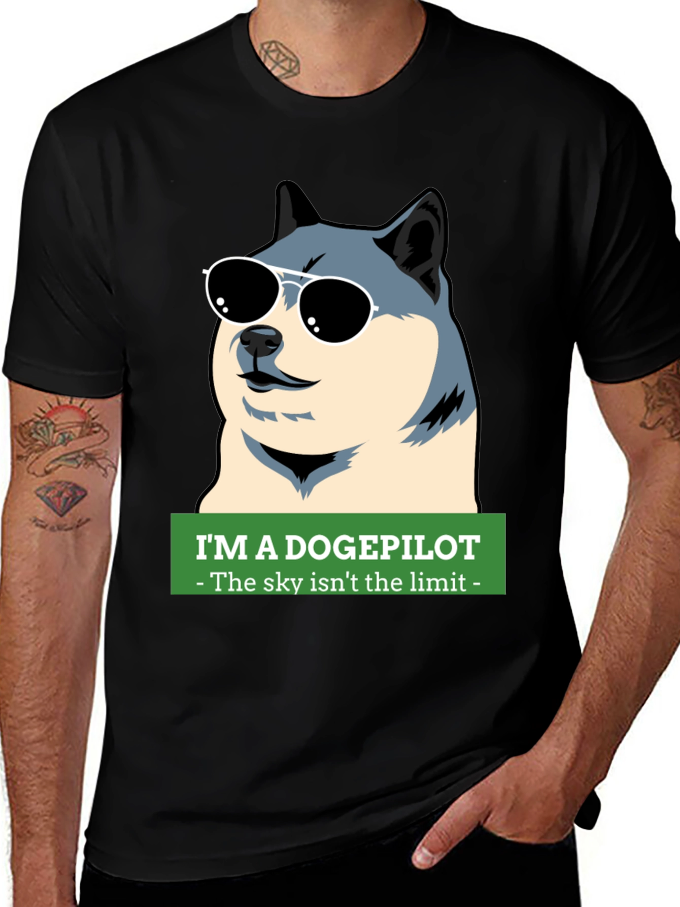 DogePilot T-Shirt: Sky Isn't The Limit!