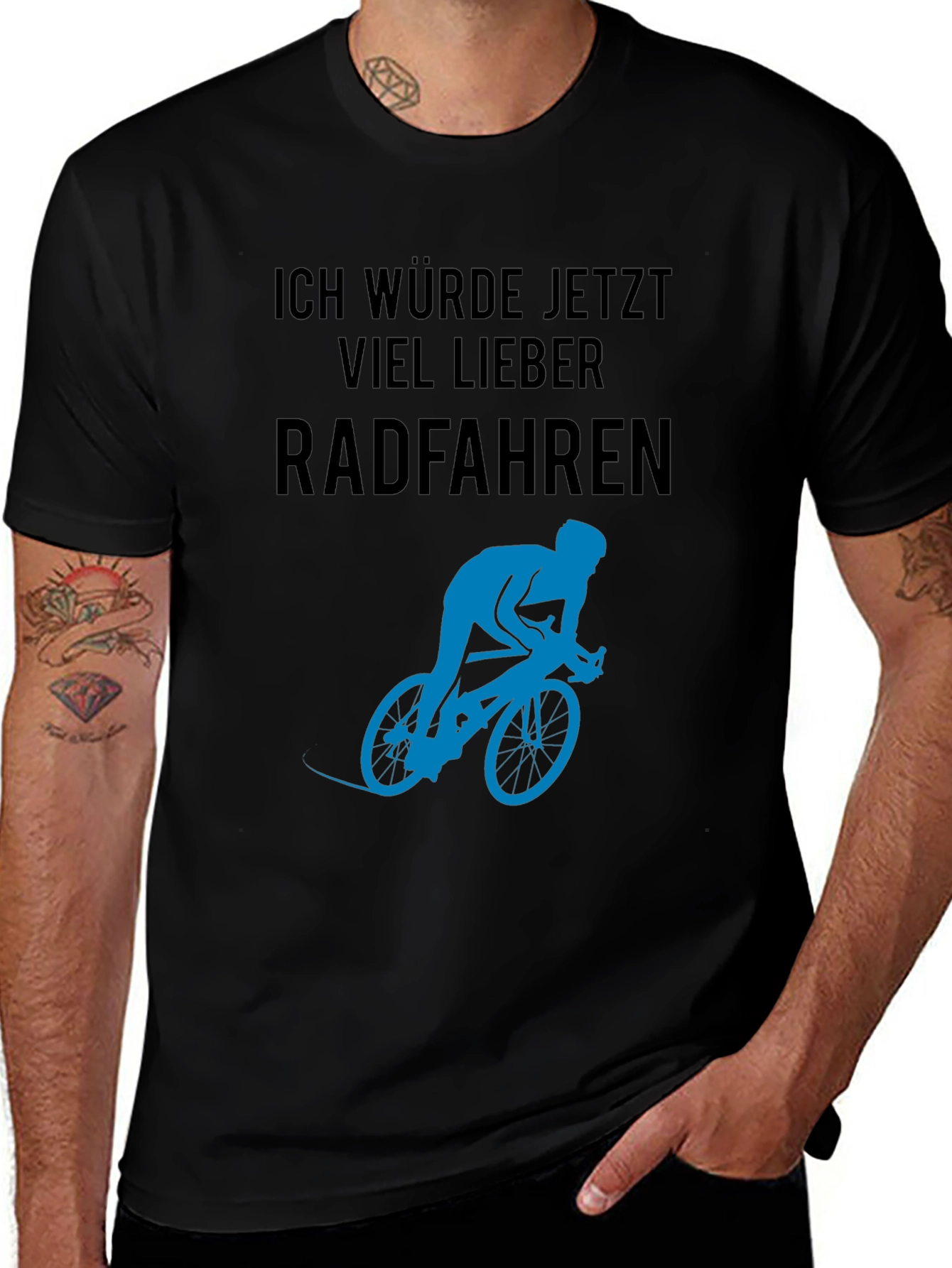 Variant 30 of Ich Würde Jetzt Viel Lieber Radfahren T-Shirt