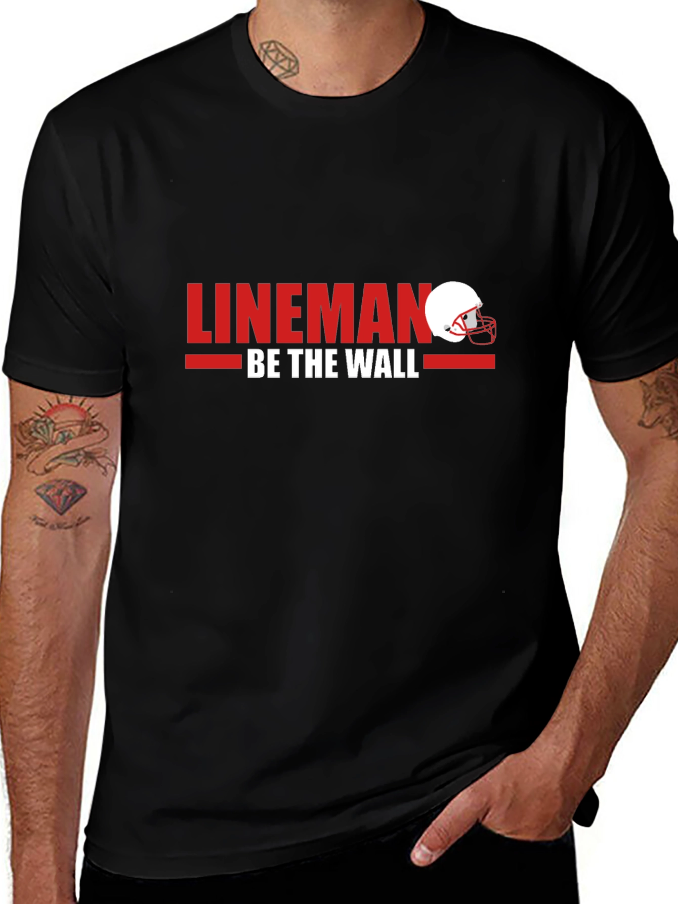 Lineman - Be The Wall T-Shirt