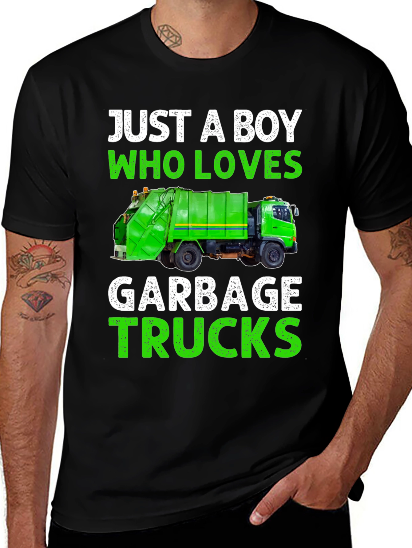 Variant 7 of Boy Loves Garbage Trucks T-Shirt