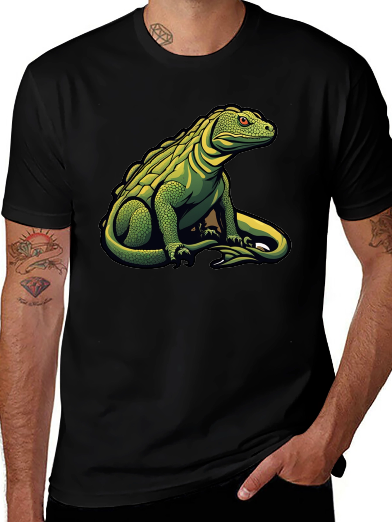 Variant 23 of Cool Lizard Graphic Tee