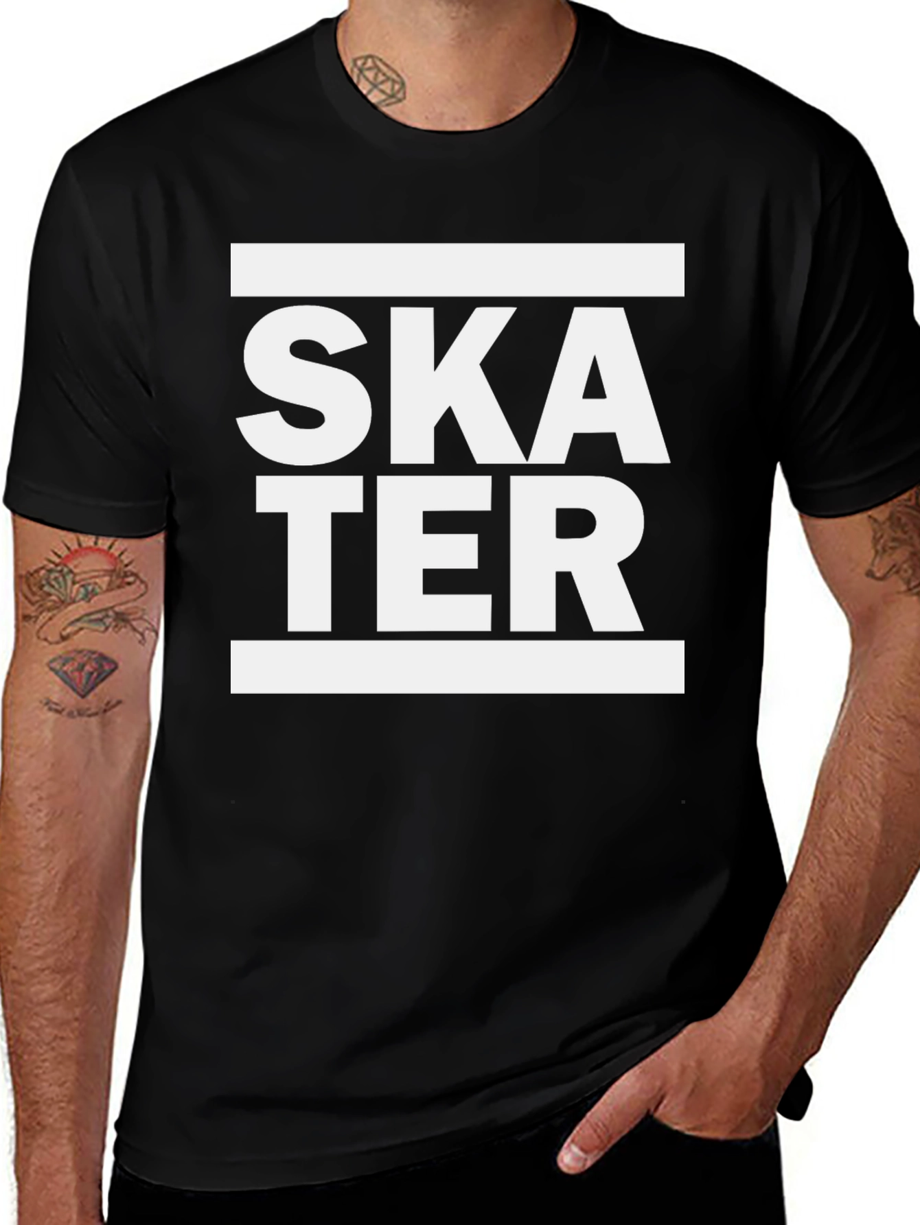Variant 18 of Skater Graphic Tee - Bold Statement T-Shirt