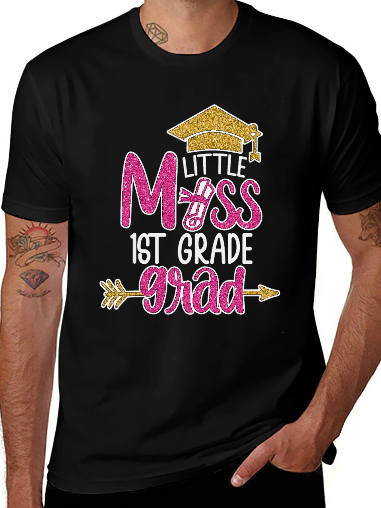 Variant 18 of Little Miss 1st Grade Grad T-Shirt