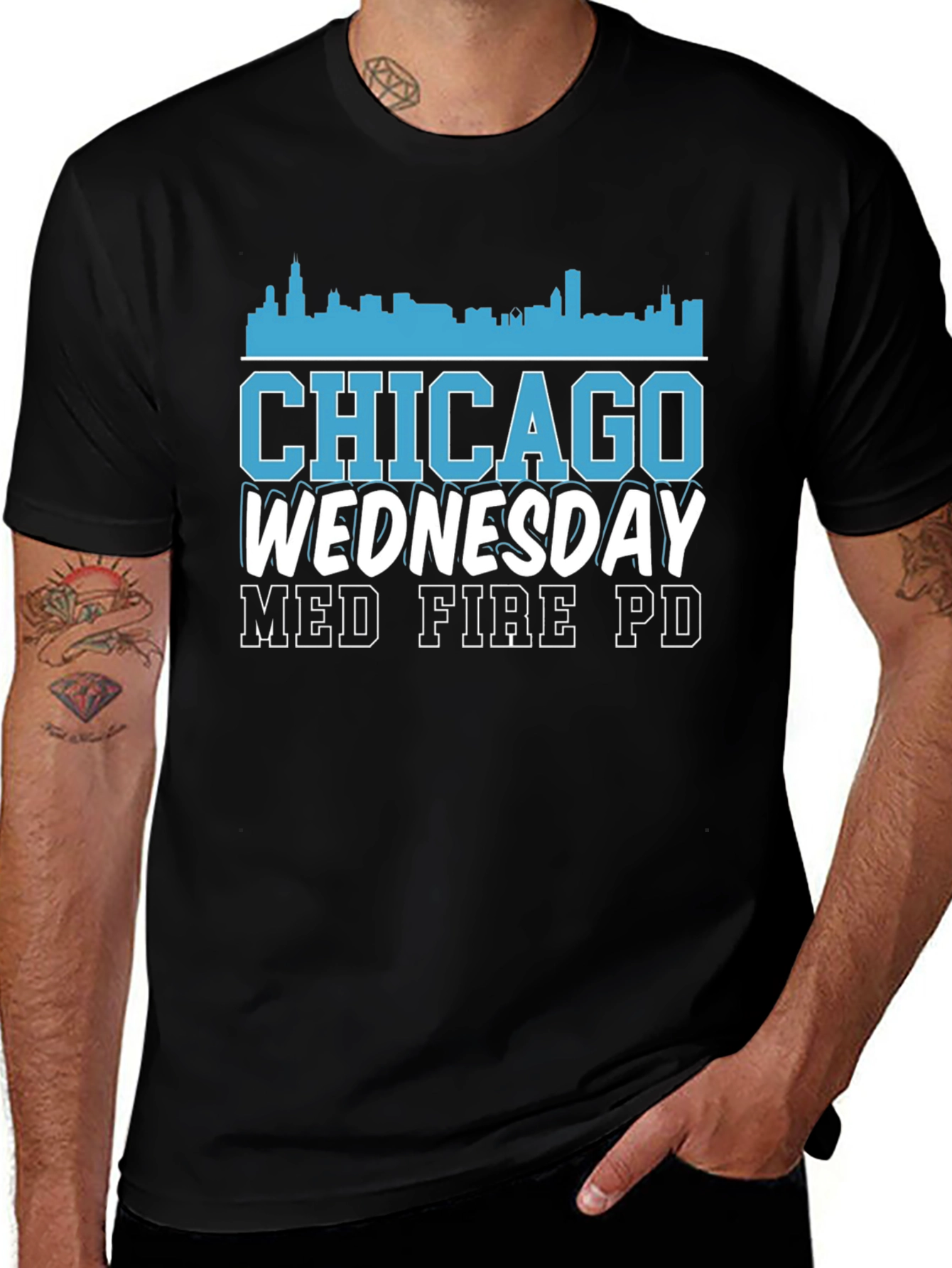 Chicago Wednesday Med Fire PD T-Shirt