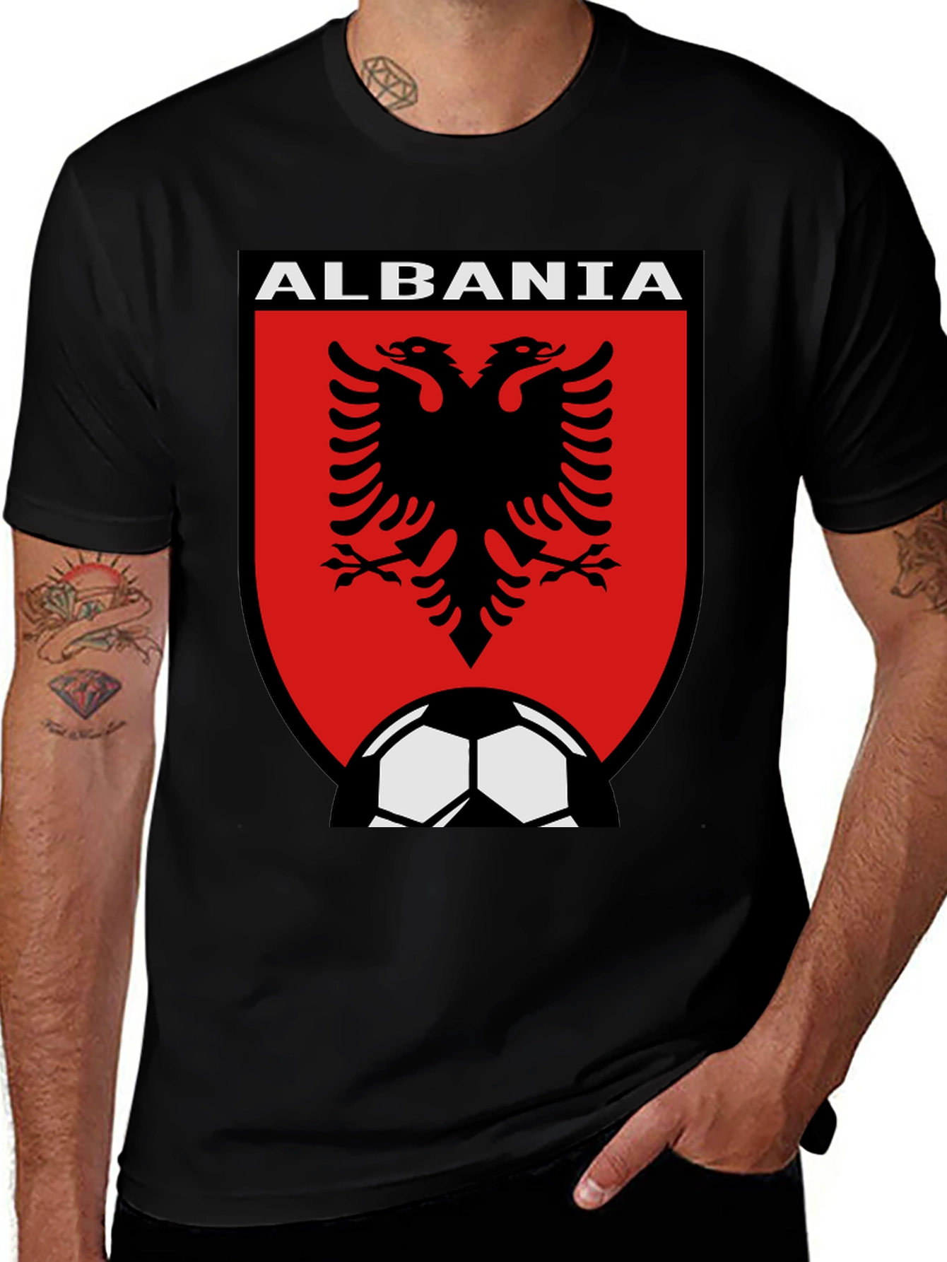 Albania Soccer T-Shirt | Double Headed Eagle
