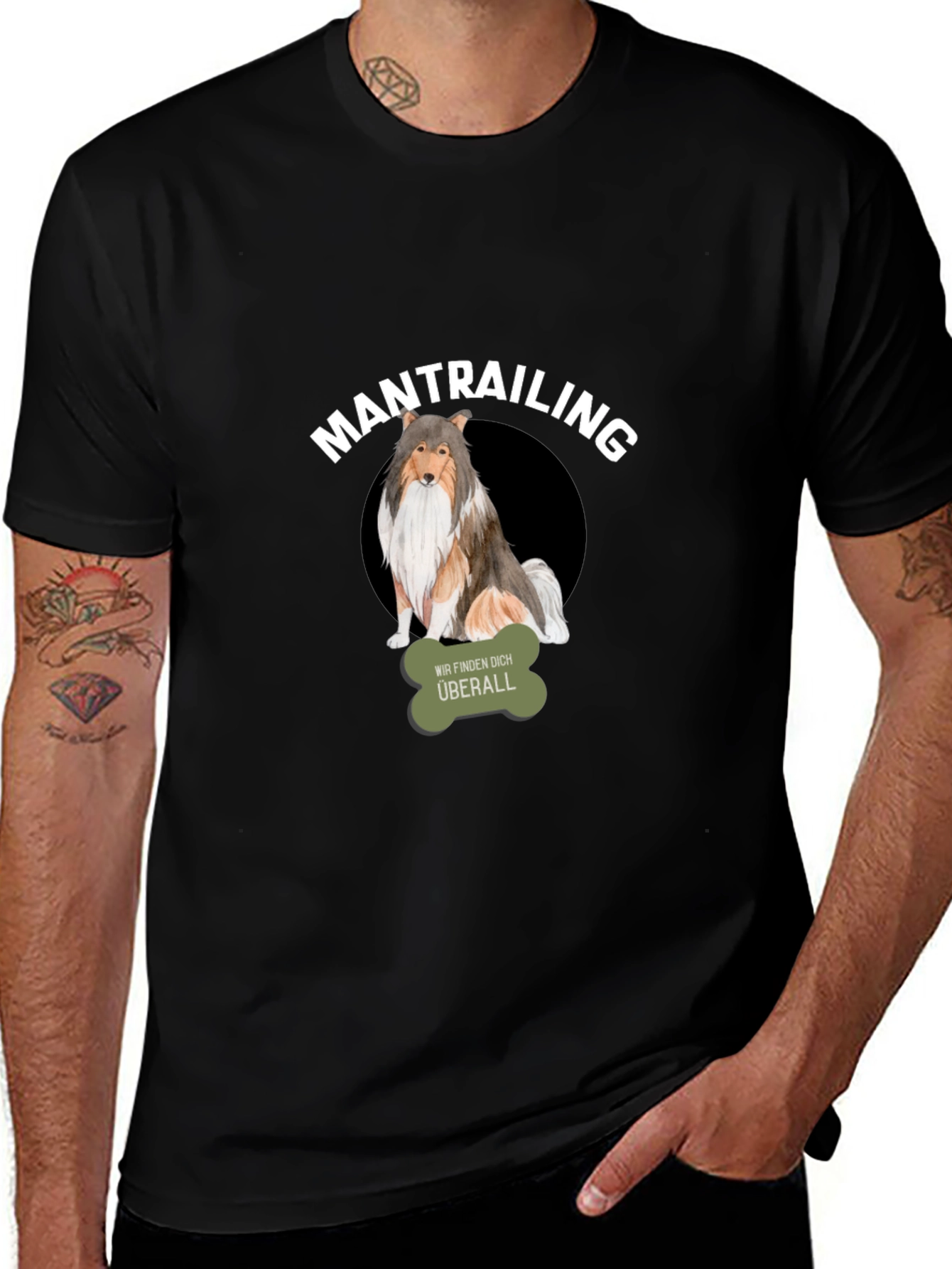 Variant 13 of Mantrailing Dog Lover T-Shirt
