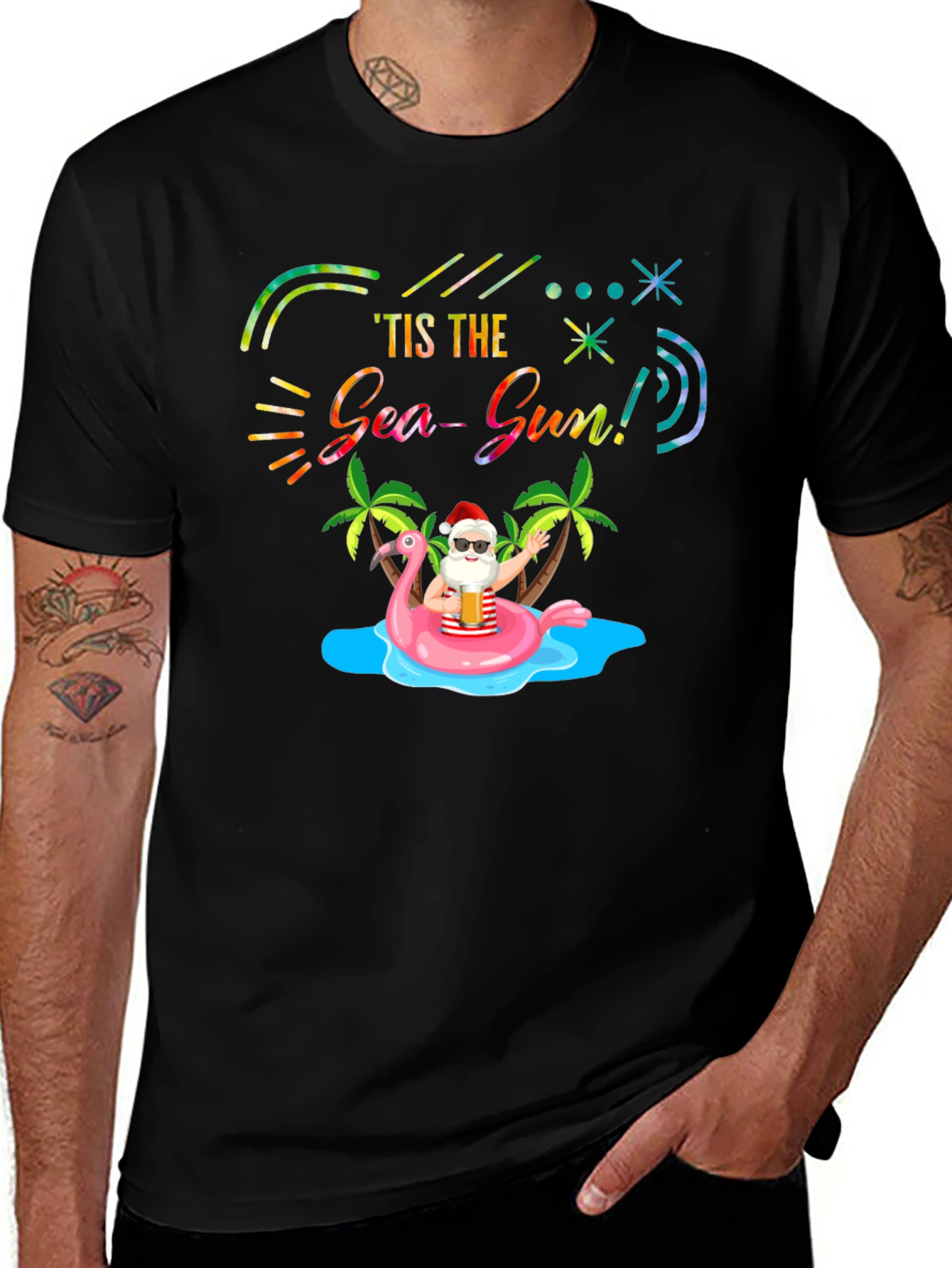 Variant 28 of 'Tis the Sea-Sun!' Novelty Graphic Tee