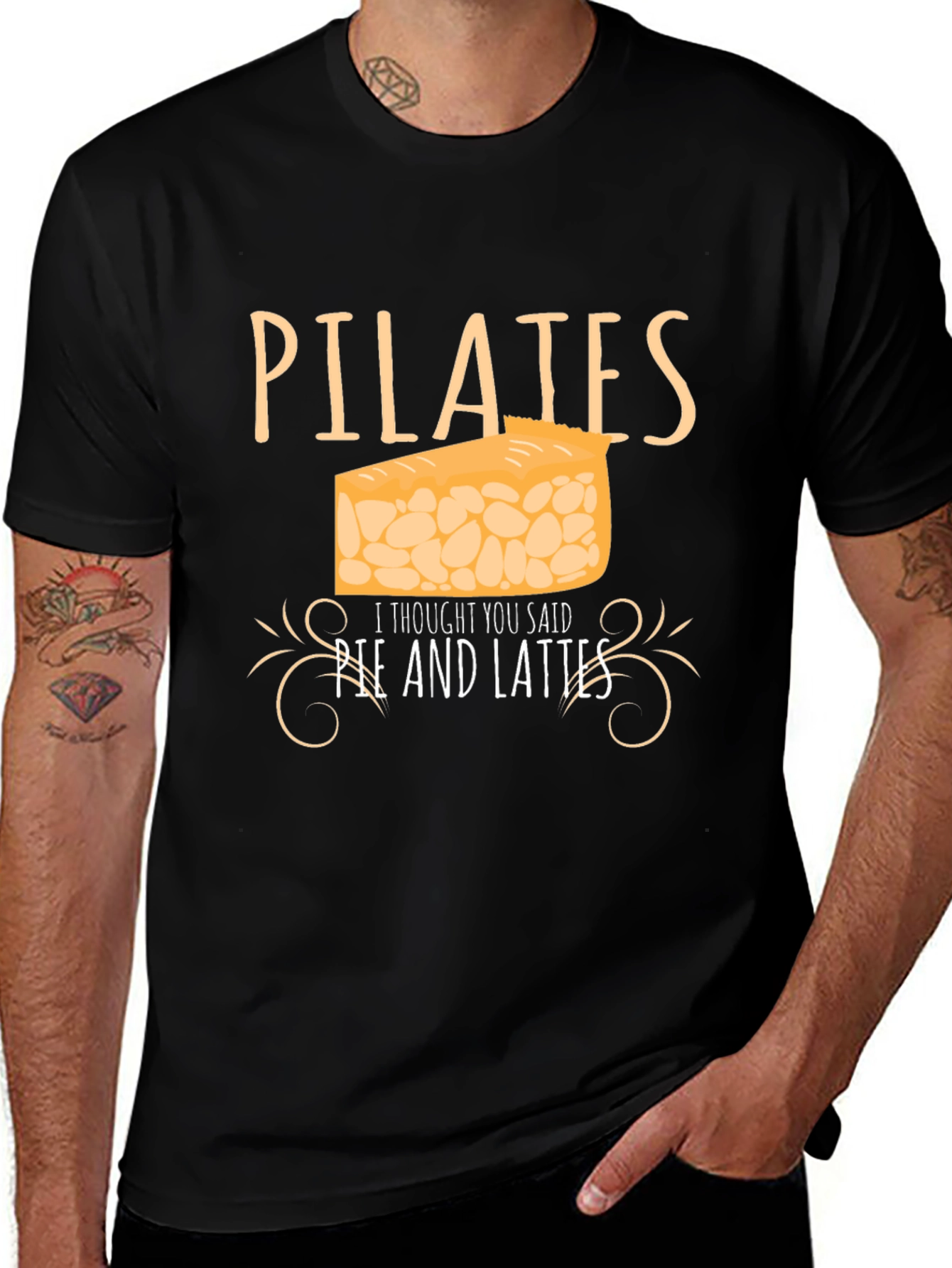 Variant 28 of Pilates Pie & Lattes Graphic Tee