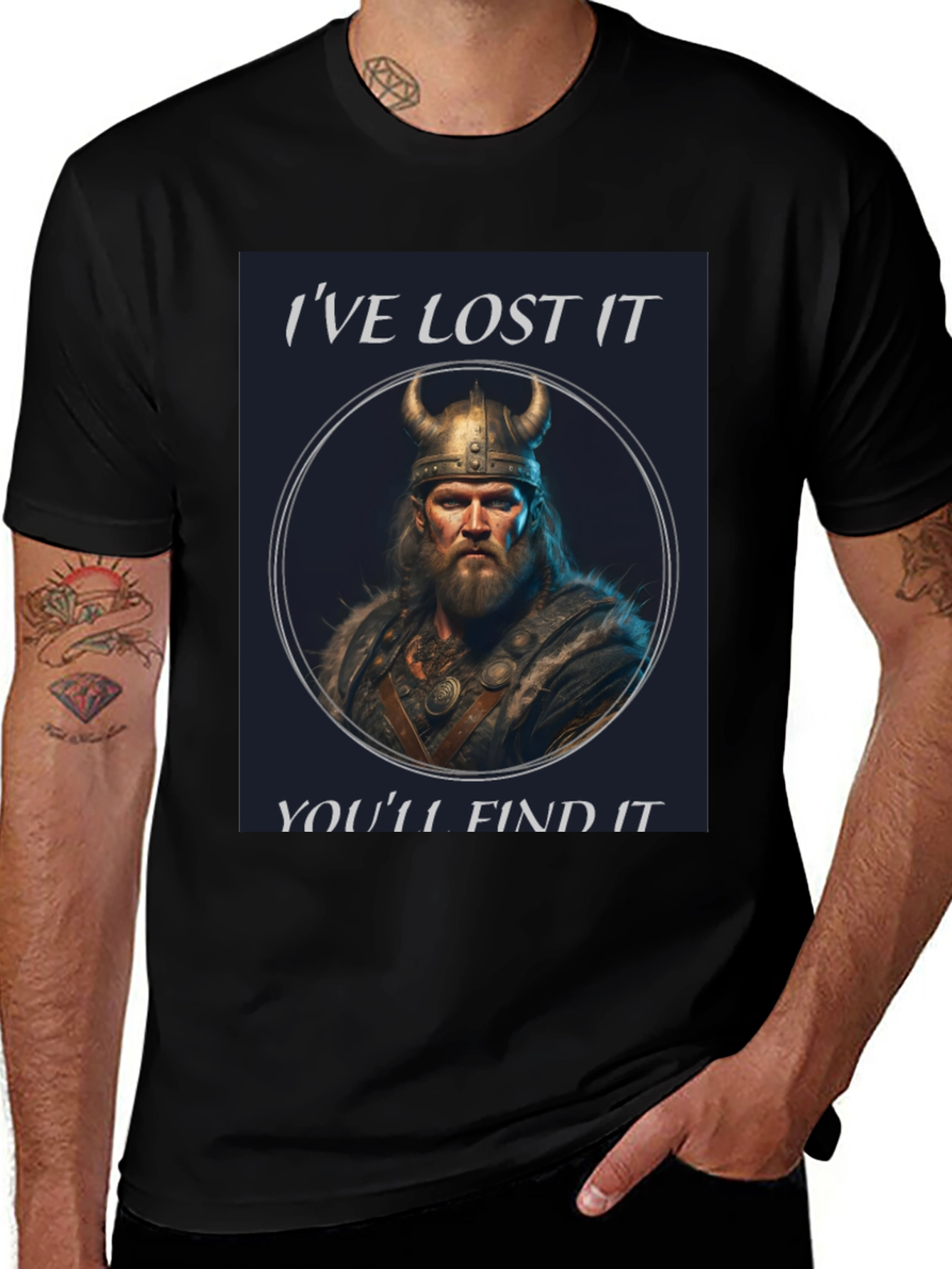 Variant 30 of Viking Humor Graphic Tee - I've Lost It, You'll Find It
