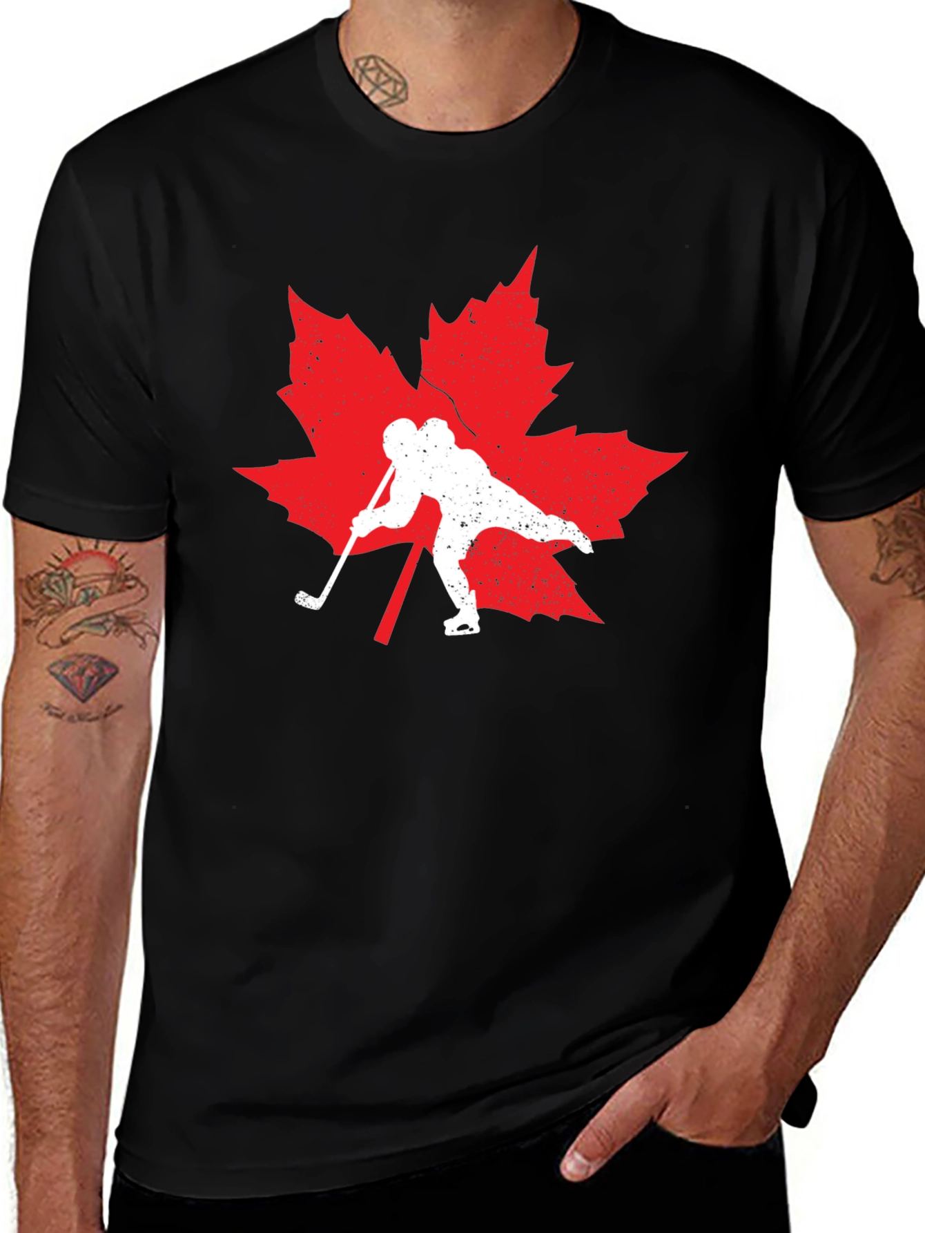 Variant 27 of Hockey Canada Maple Leaf Graphic T-Shirt