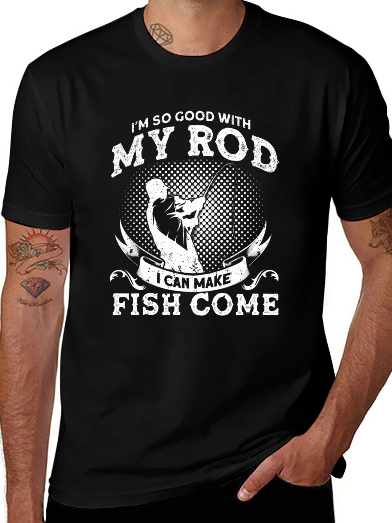 Variant 21 of Funny Fishing T-Shirt - I'm So Good With My Rod