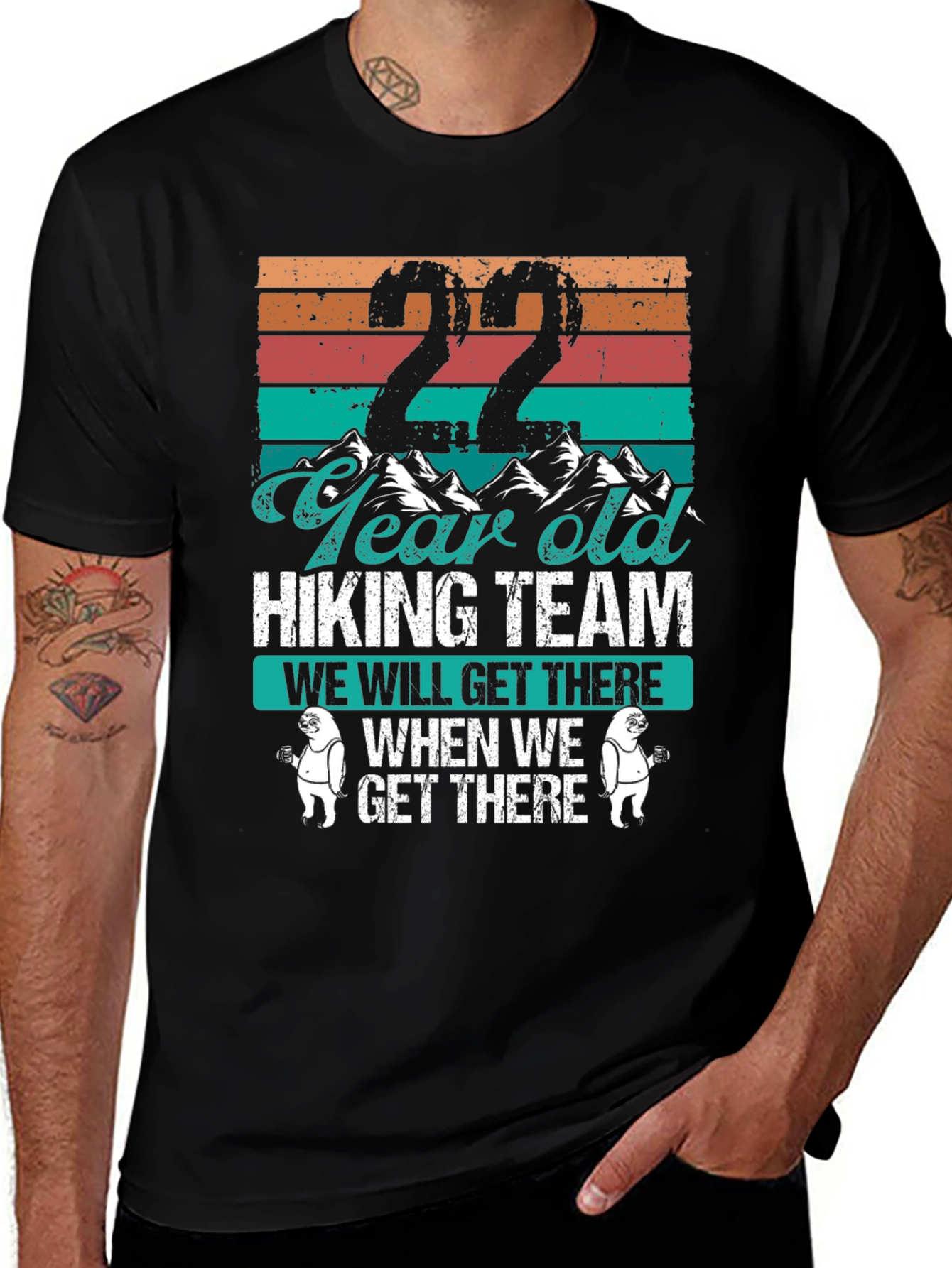 Variant 25 of 22 Year Old Hiking Team T-Shirt