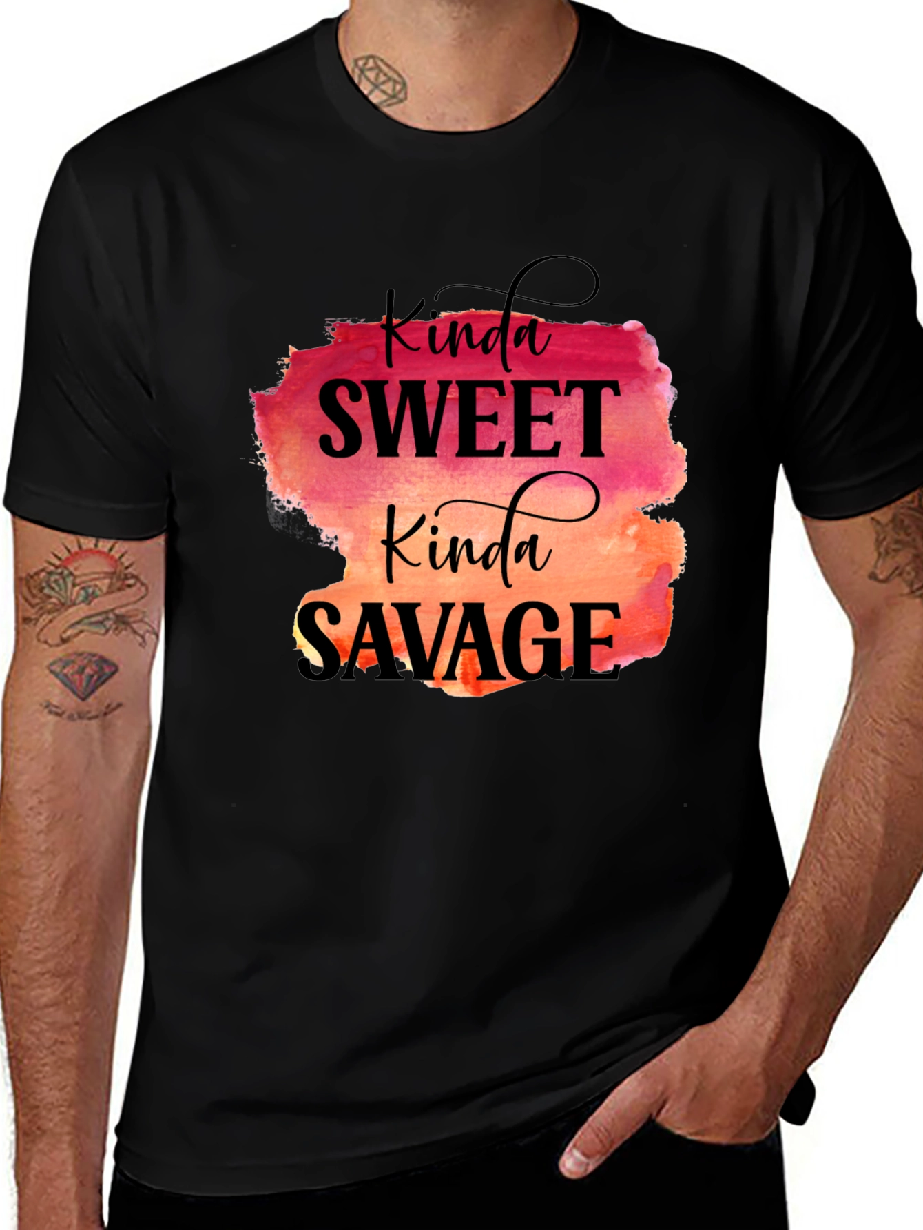 Variant 29 of Kinda Sweet Kinda Savage Graphic Tee