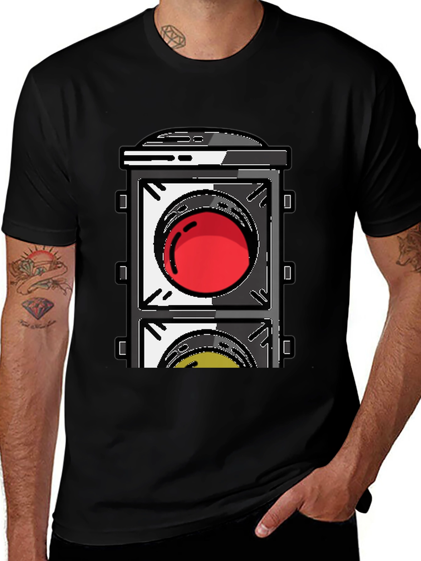 Variant 2 of Traffic Light Graphic T-Shirt