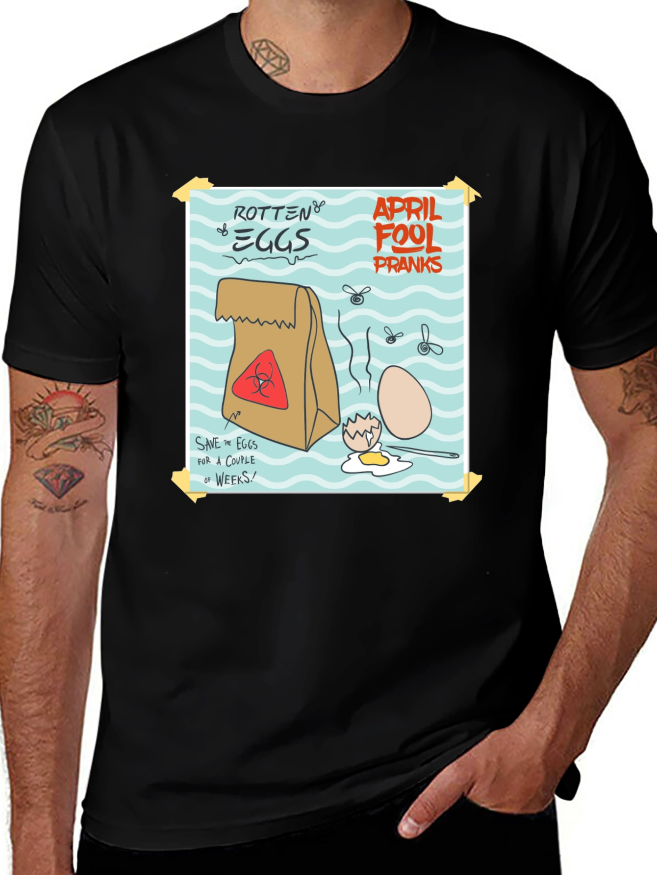 Variant 22 of Rotten Eggs April Fool's Day Prank T-Shirt