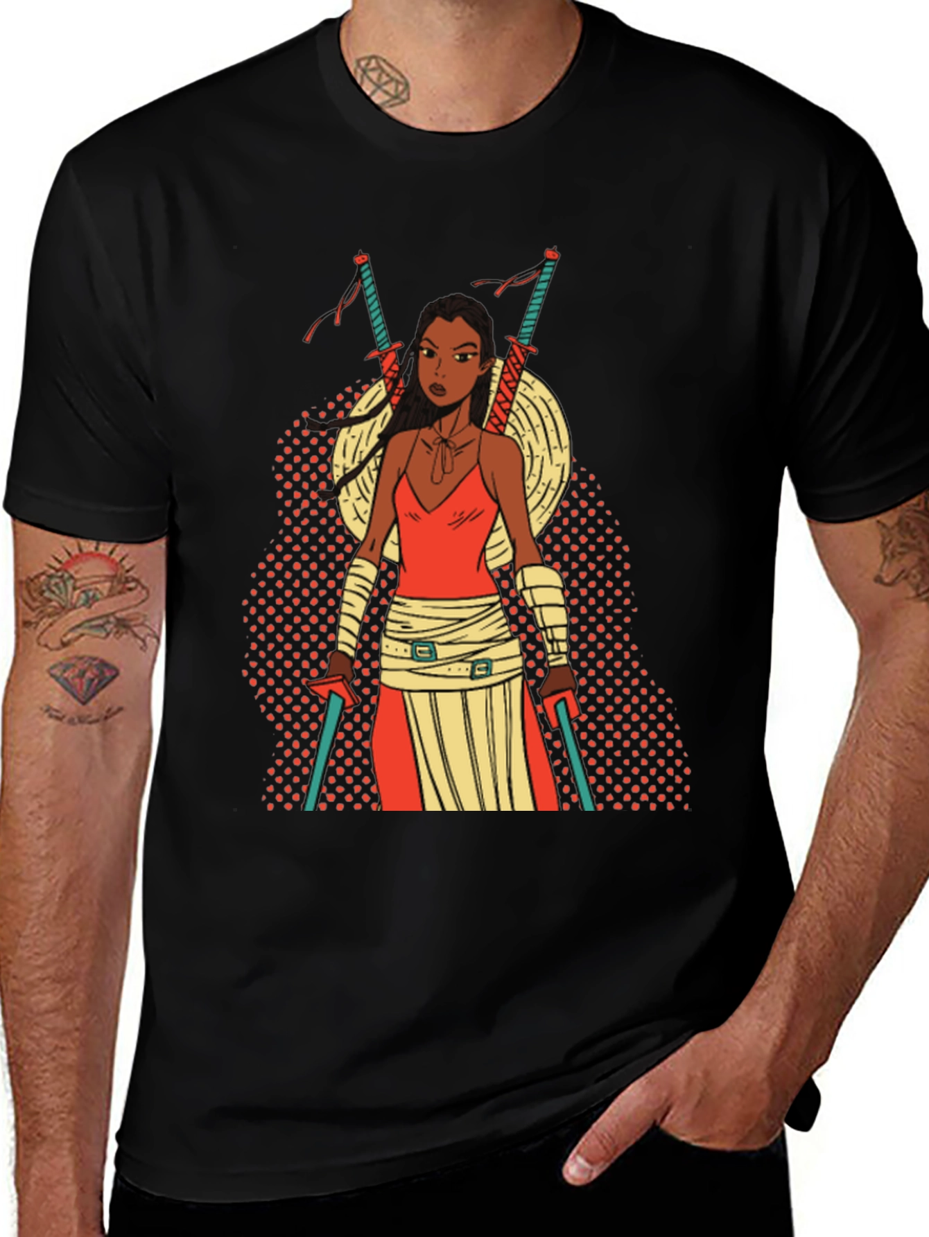 Variant 6 of Warrior Woman Graphic Tee