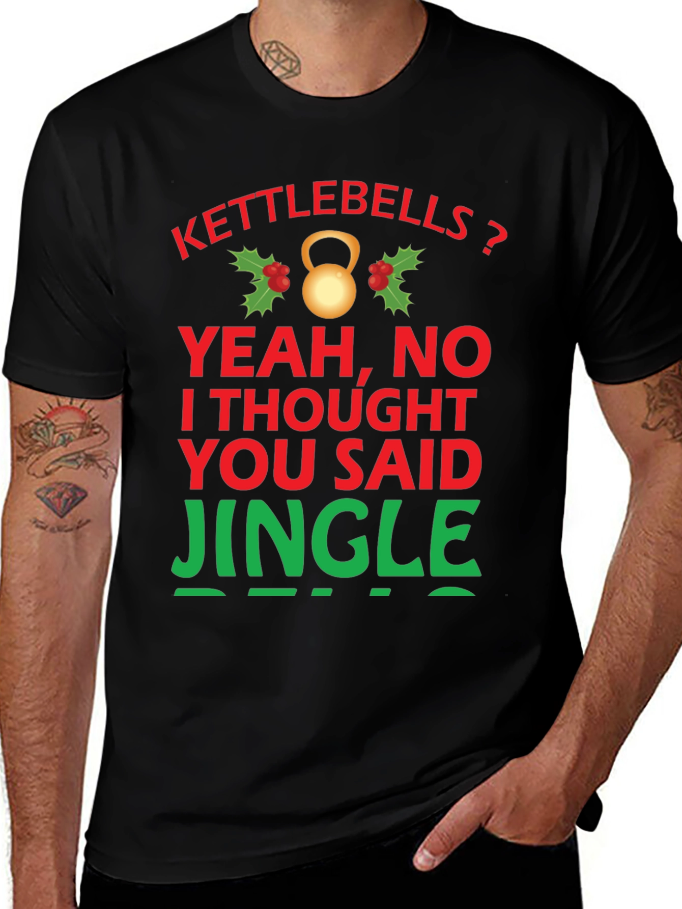 Variant 20 of Kettlebells? Funny Holiday Gym T-Shirt