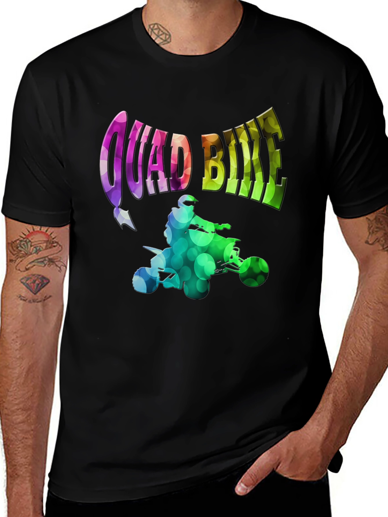 Quad Bike Graphic Tee - Colorful Design