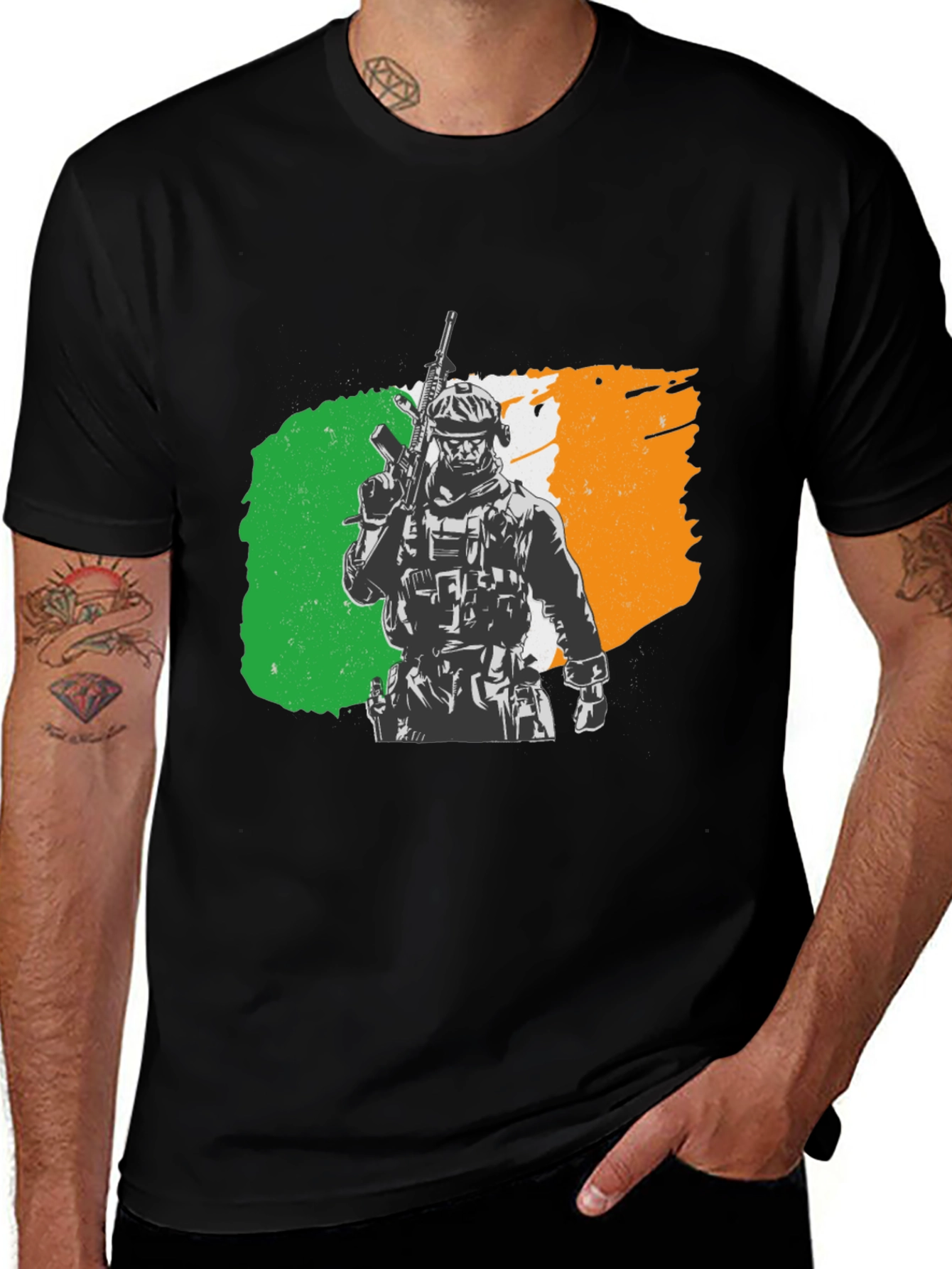 Variant 18 of Irish Soldier Graphic Tee