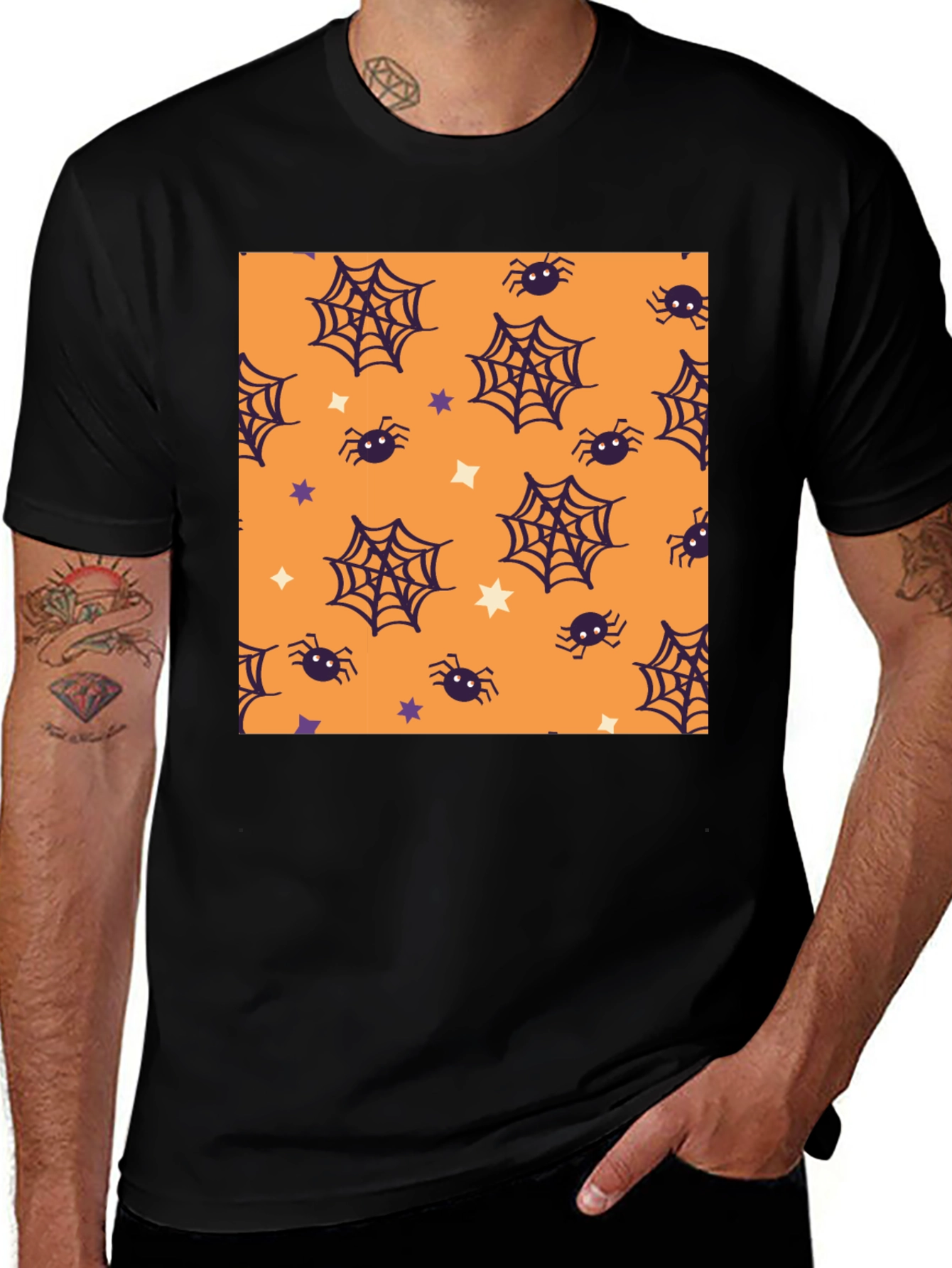 Halloween Spiderweb T-Shirt