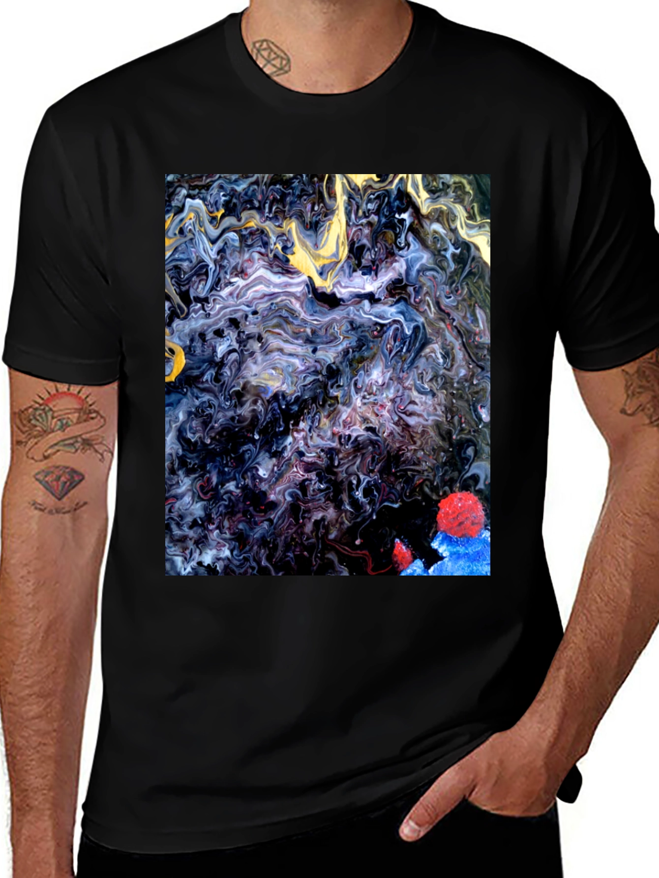 Variant 4 of Abstract Art T-Shirt - Modern Graphic Tee