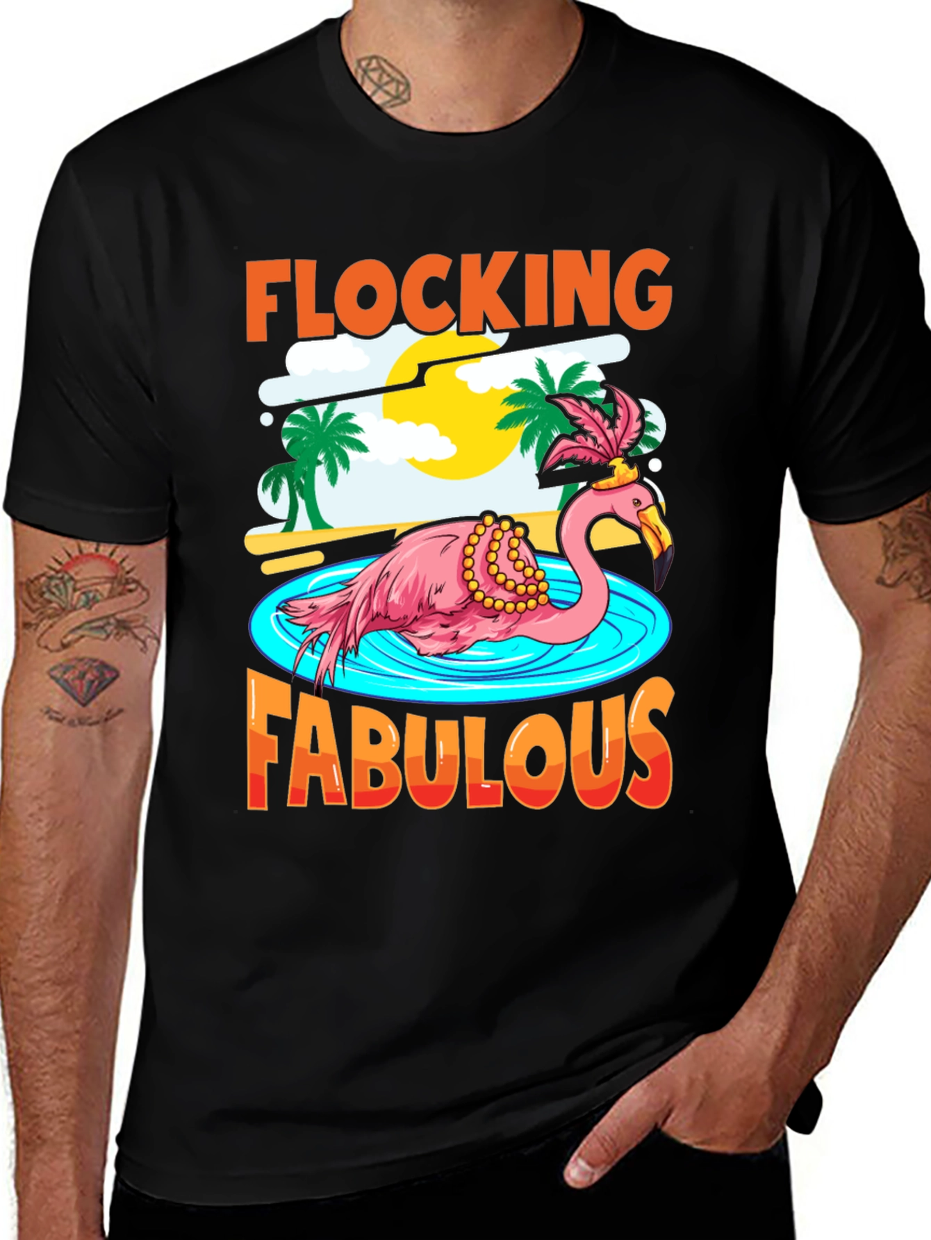 Variant 22 of Flocking Fabulous Flamingo T-Shirt