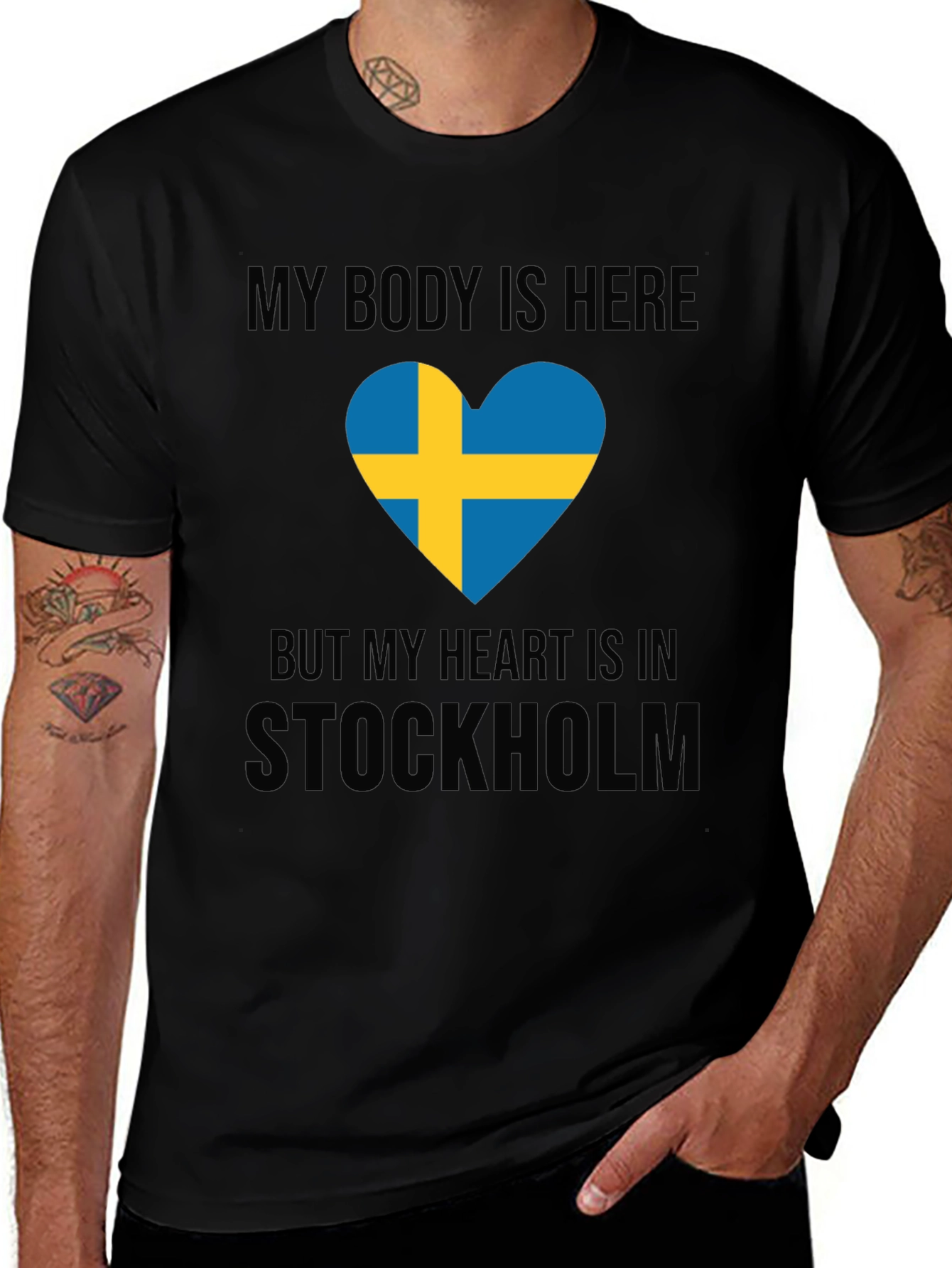 Variant 20 of Sweden Heart Stockholm T-Shirt