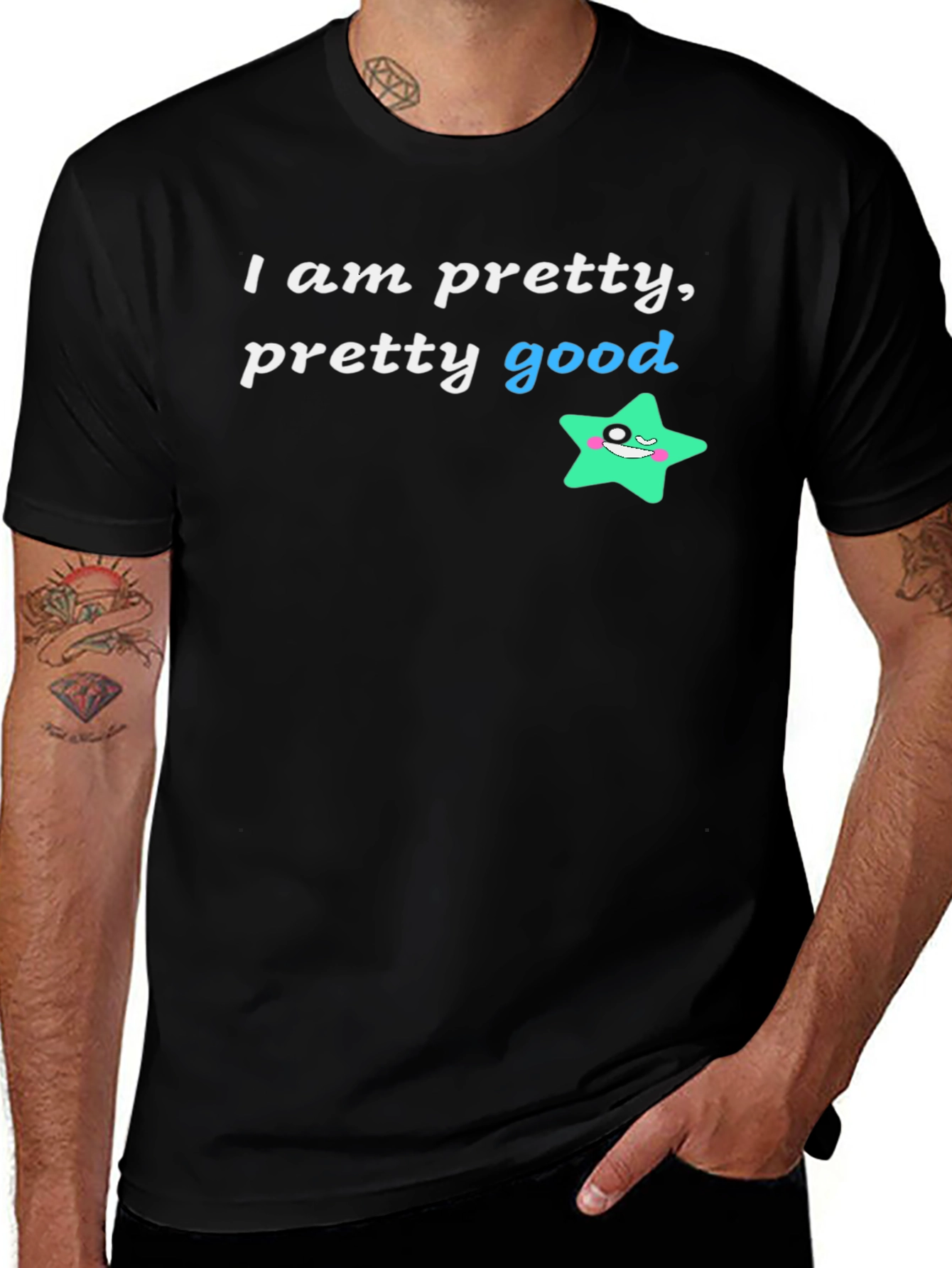 Variant 8 of Pretty Good T-Shirt - Funny Star Graphic Tee