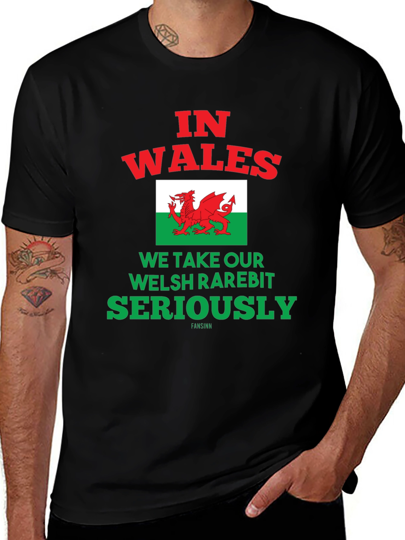 Welsh Rarebit T-Shirt - Wales Pride