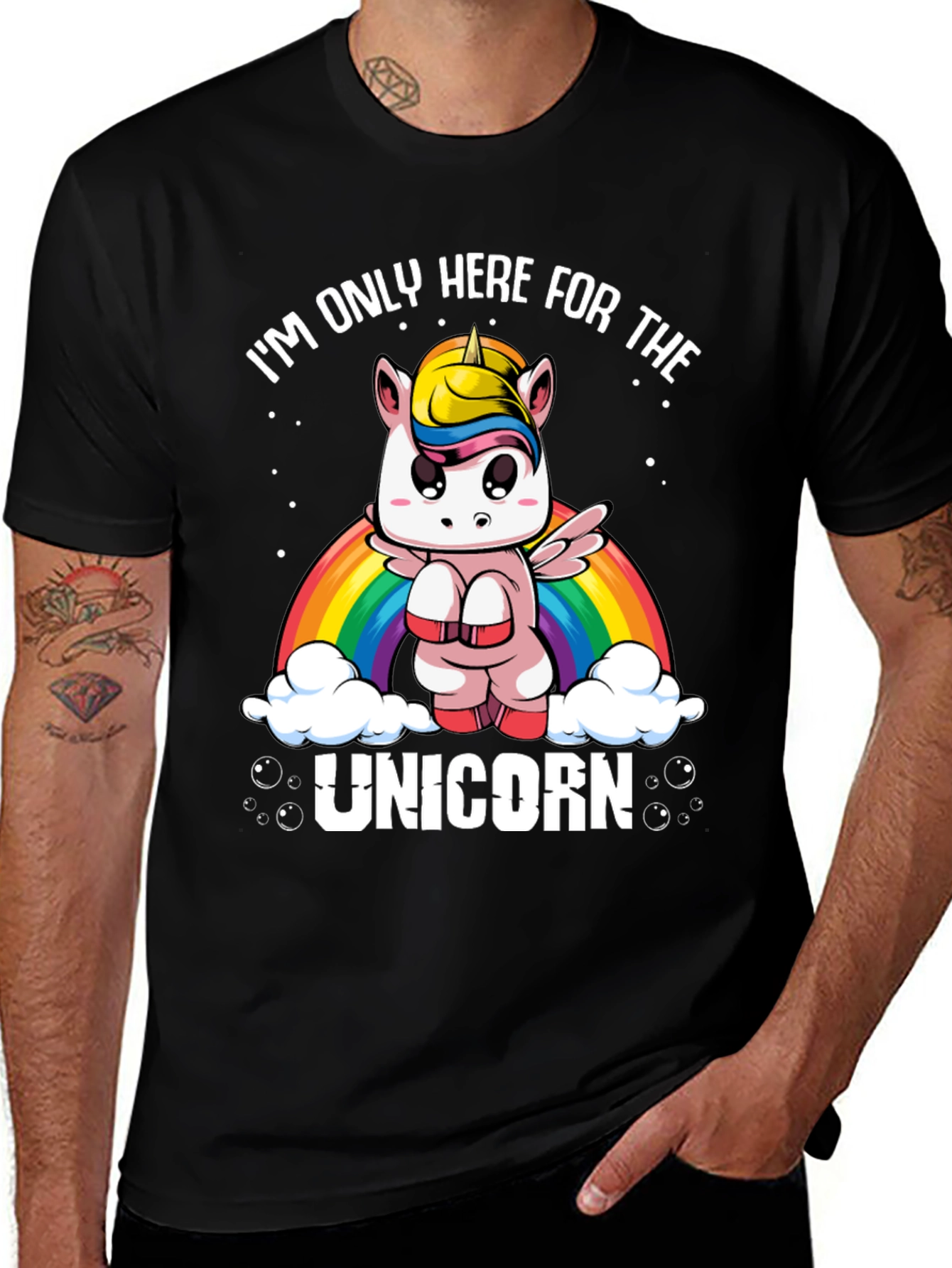 Variant 24 of I'm Only Here For The Unicorn T-Shirt