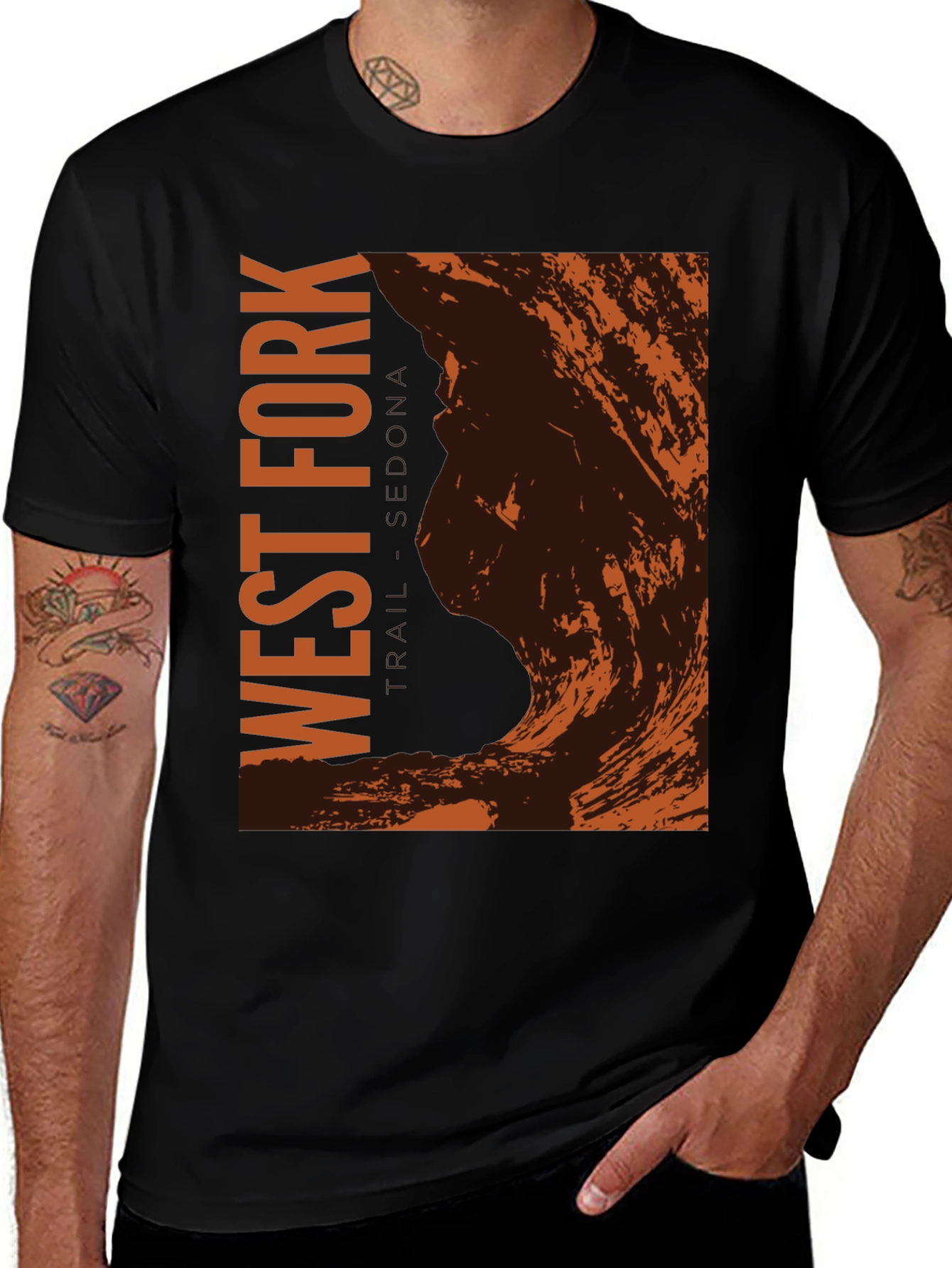 Variant 17 of West Fork Graphic Tee - Nature Inspired Design