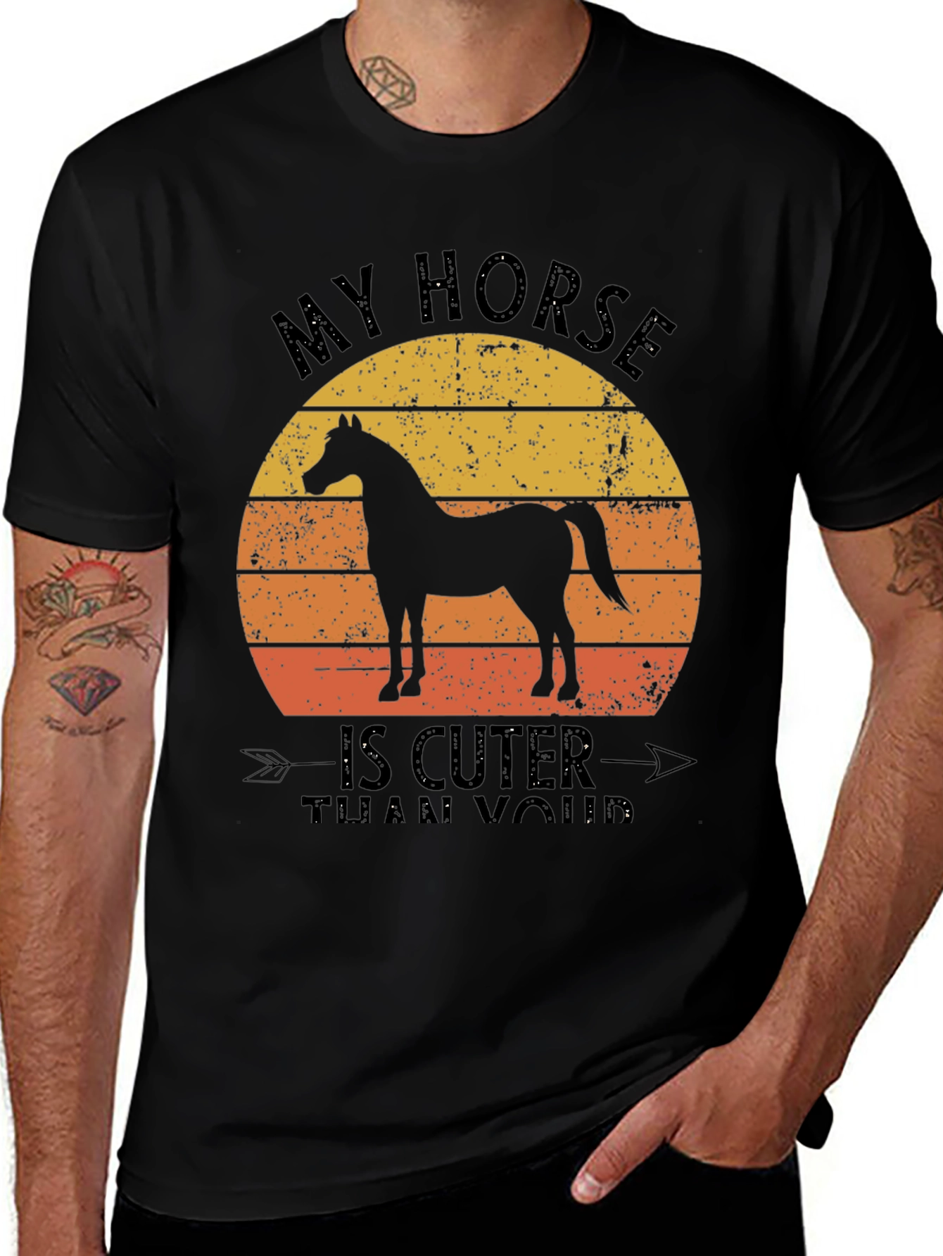 Variant 8 of My Horse is Cuter T-Shirt