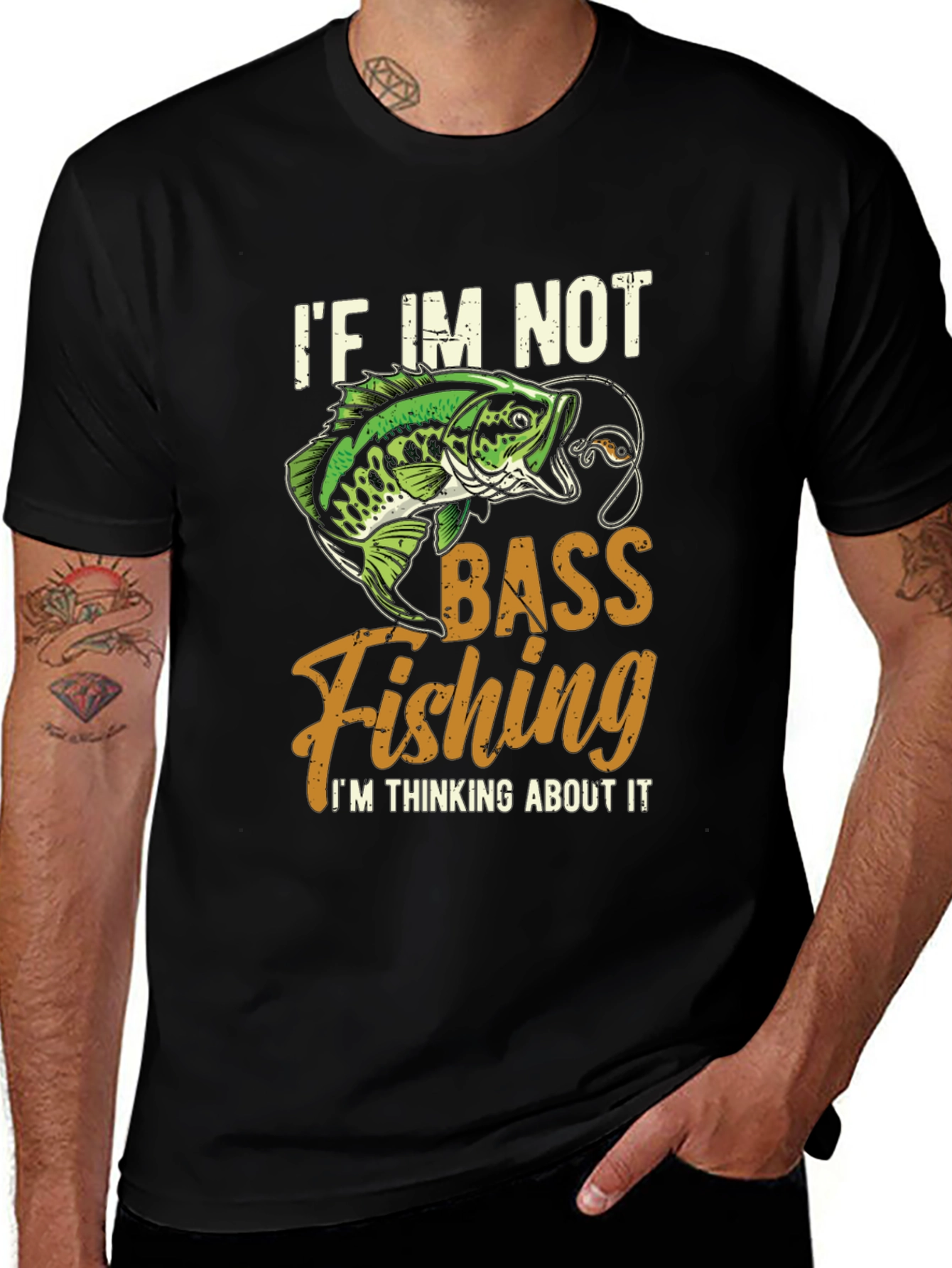 Variant 21 of Bass Fishing T-Shirt - Fisherman's Humor