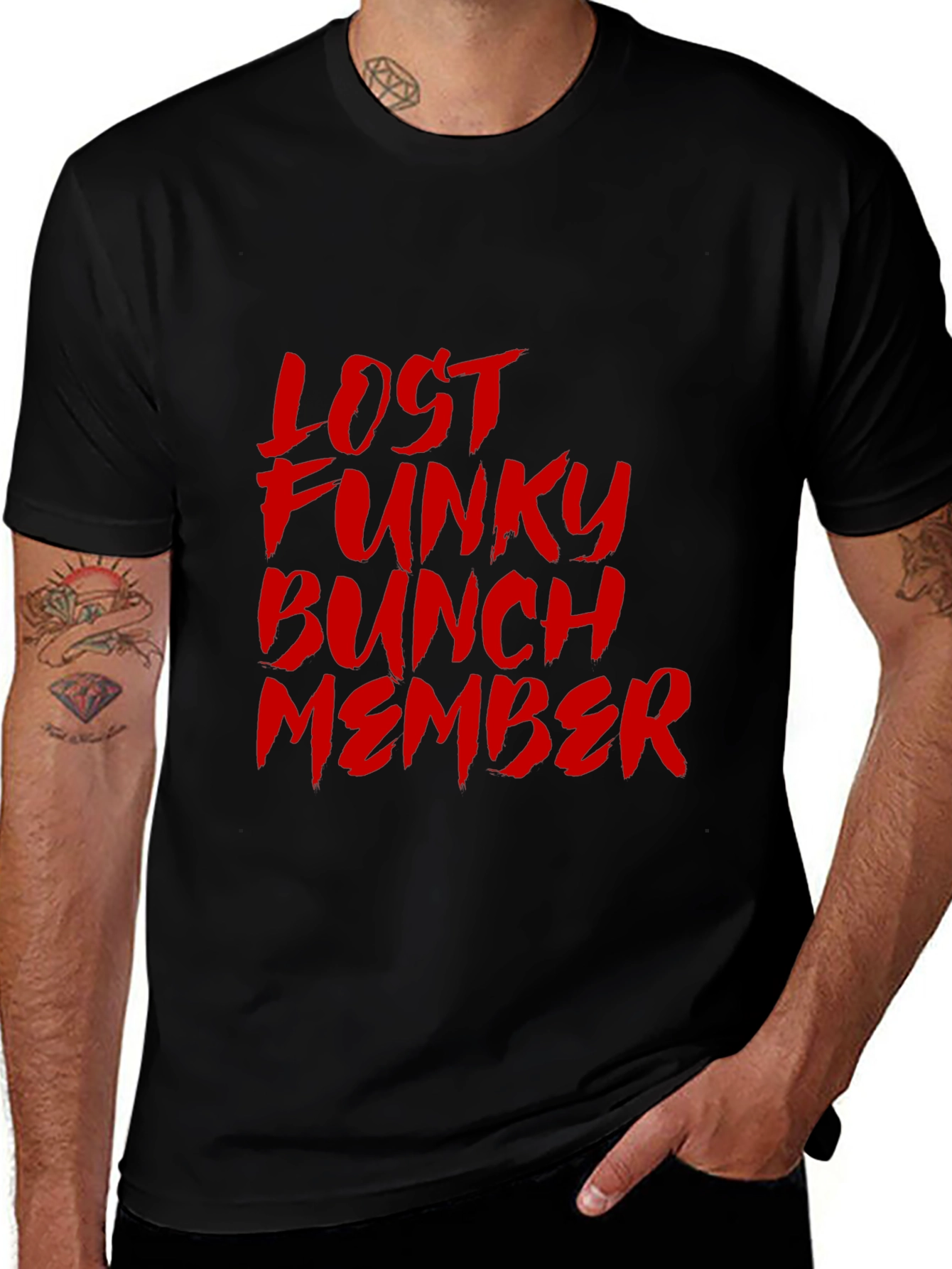 Variant 3 of Lost Funky Bunch Member Graphic T-Shirt