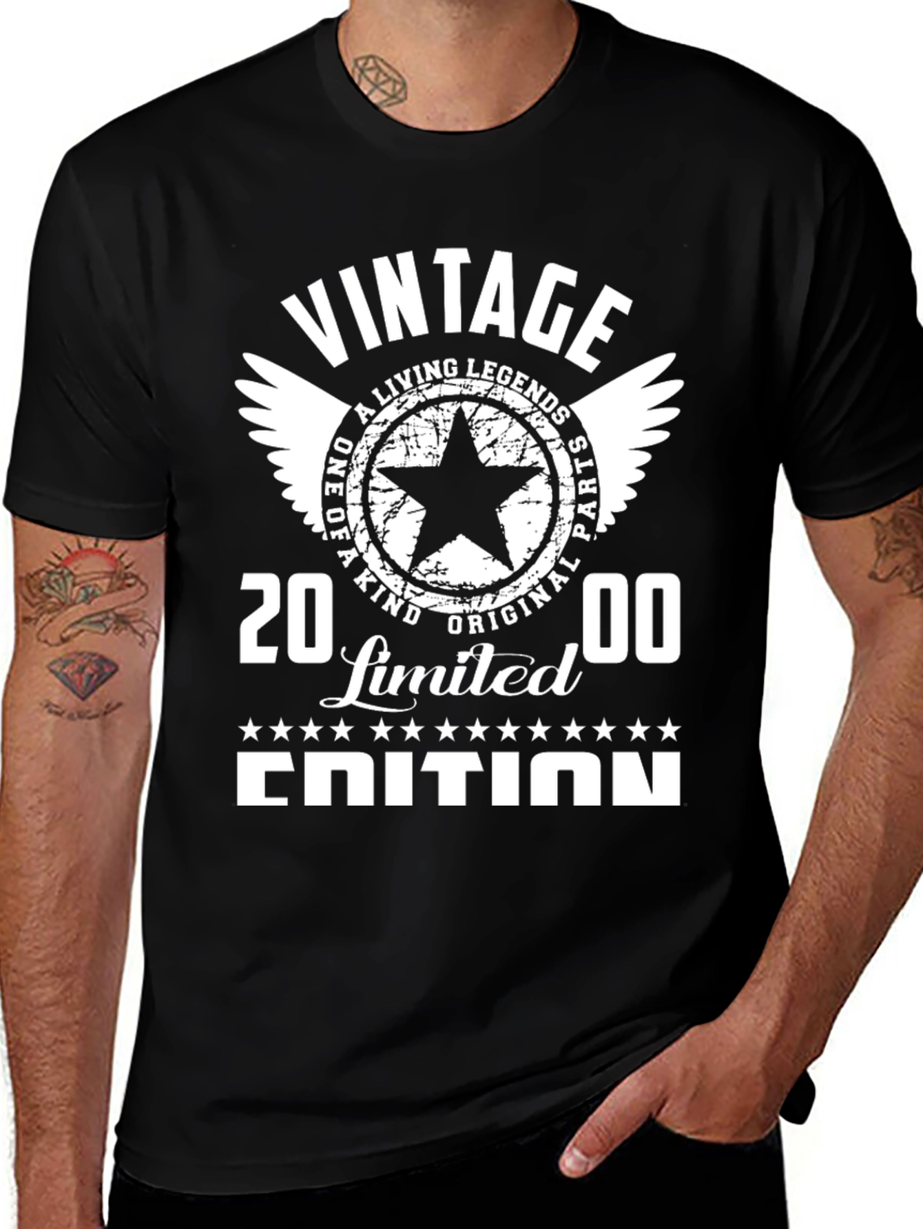 Variant 15 of Vintage 2000 Limited Edition Graphic T-Shirt