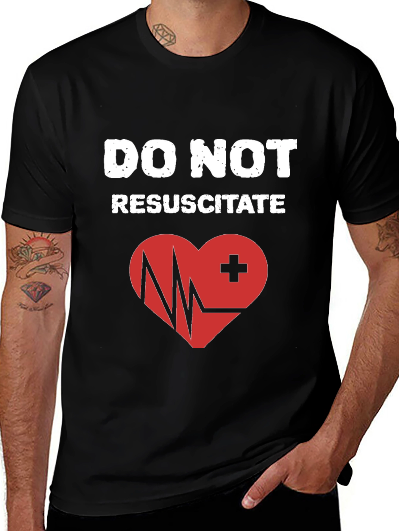 Variant 12 of Do Not Resuscitate Graphic Tee