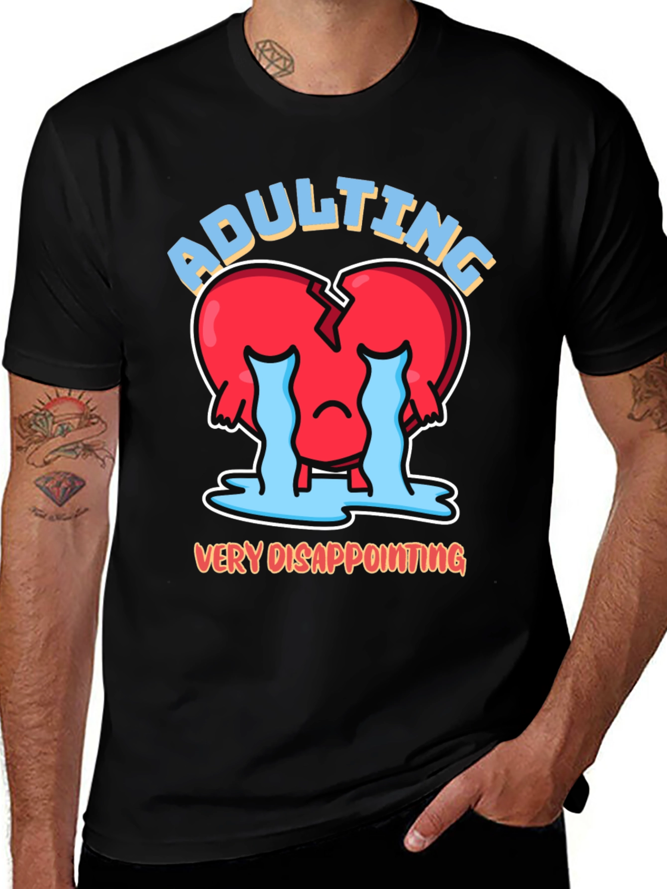 Variant 6 of Adulting is Very Disappointing Graphic Tee