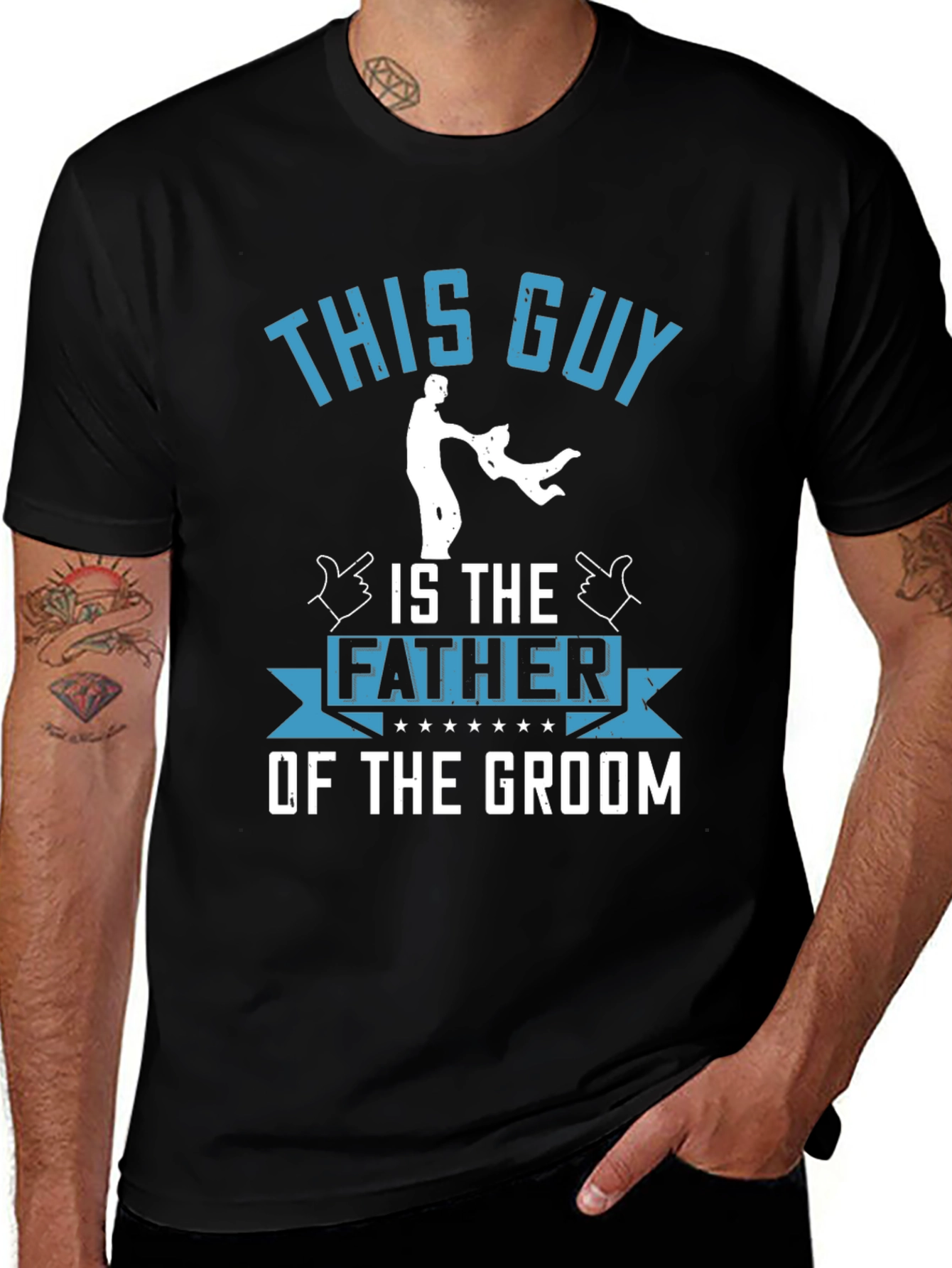 Father of the Groom T-Shirt - Wedding Party Apparel