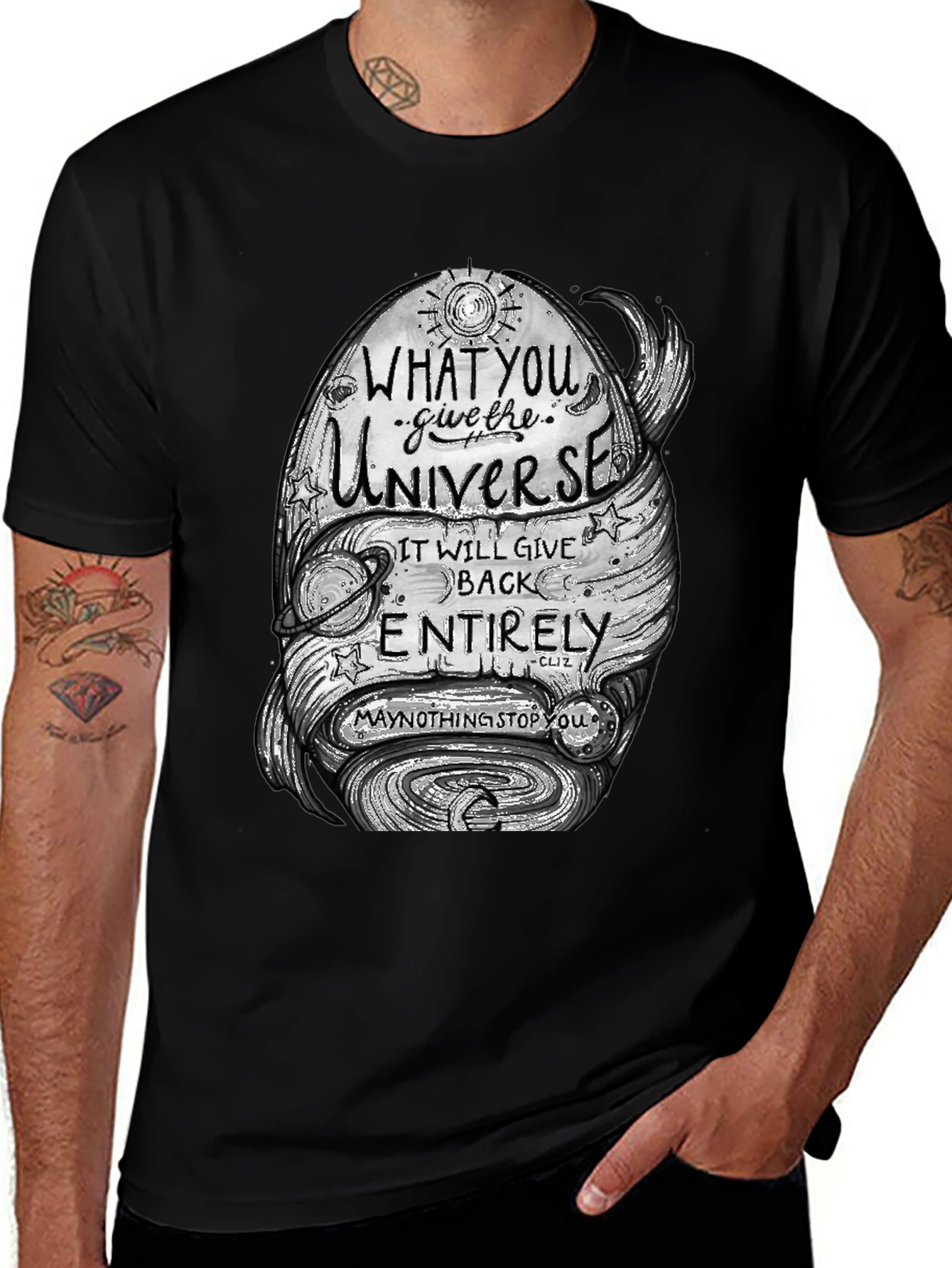 Variant 14 of Universe Graphic Tee - Inspire & Motivate!