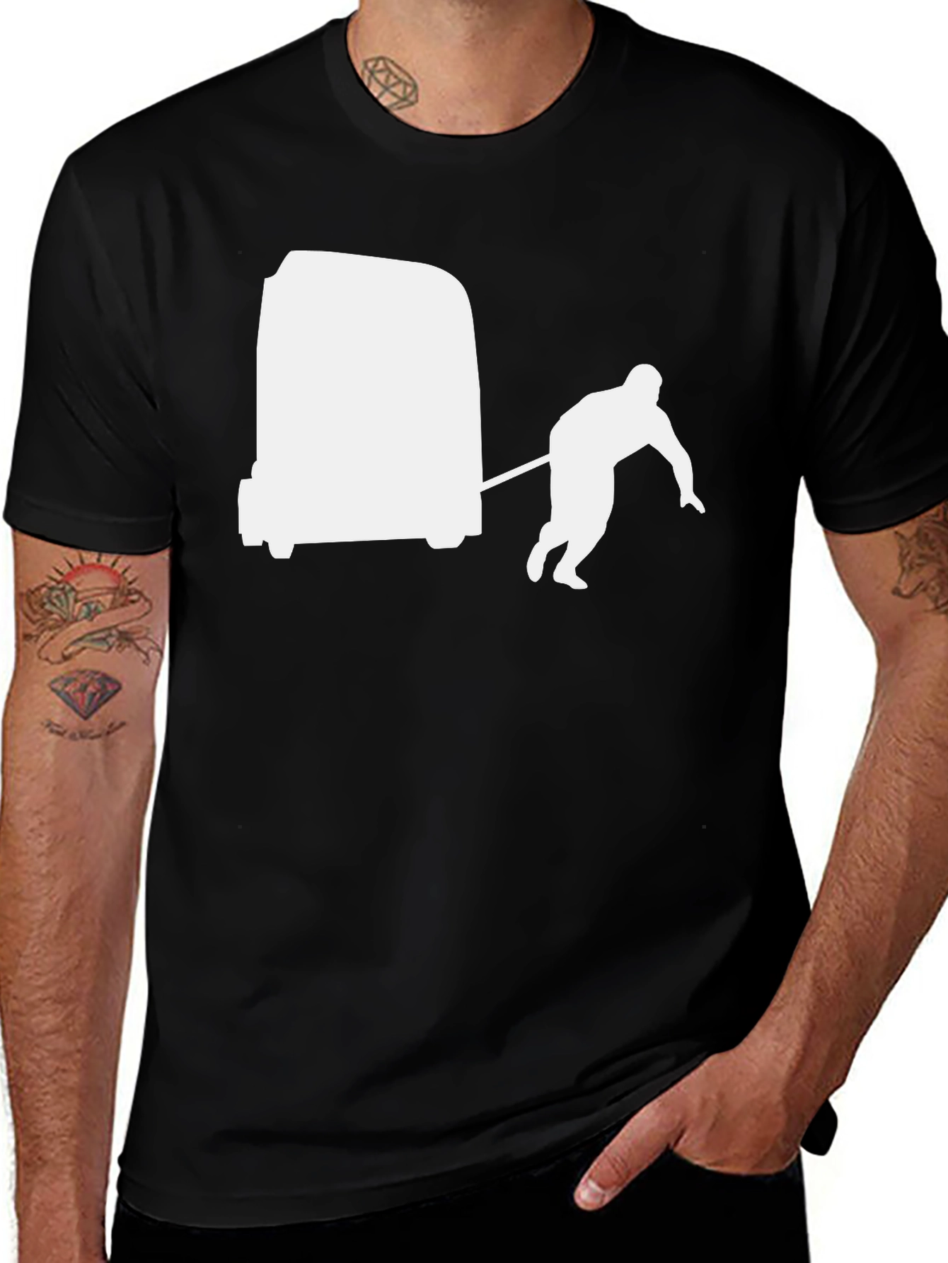 Funny Pulling Camper T-Shirt
