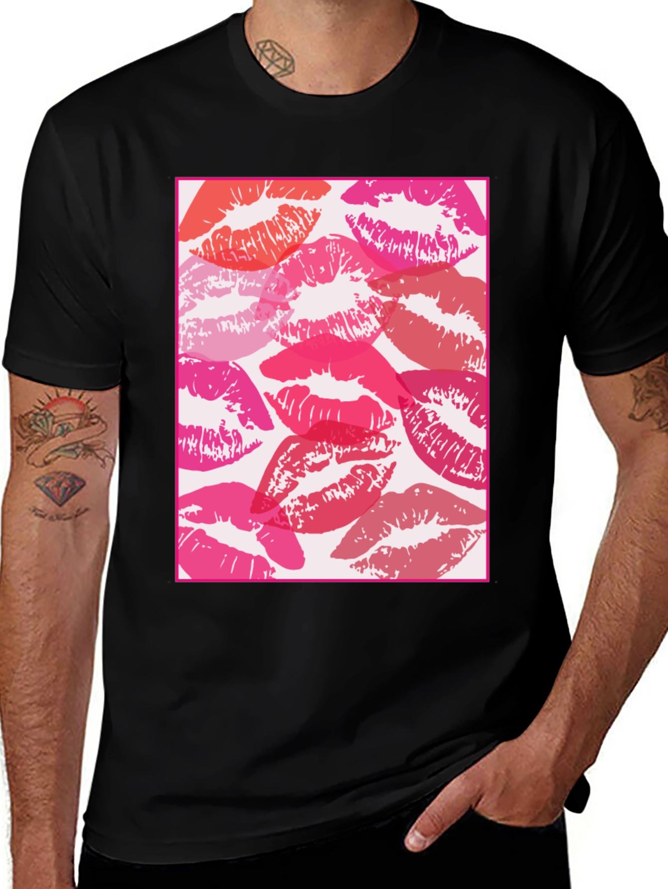 Variant 16 of Kiss Print Graphic Tee - Unisex