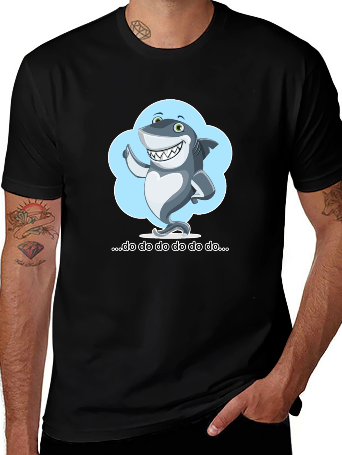 Variant 28 of Cartoon Shark T-Shirt - Fun & Stylish!