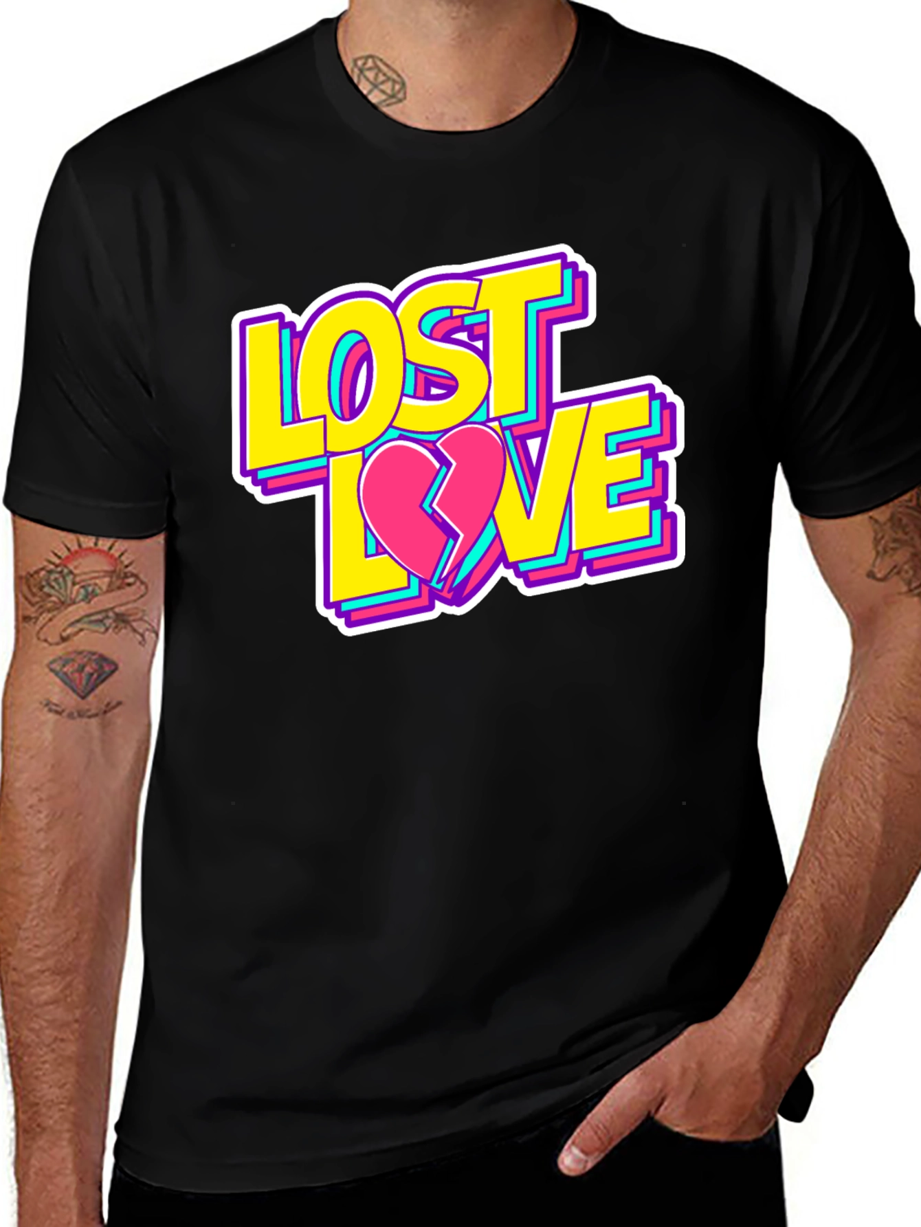 Variant 8 of Lost Love Graphic T-Shirt - Casual Style