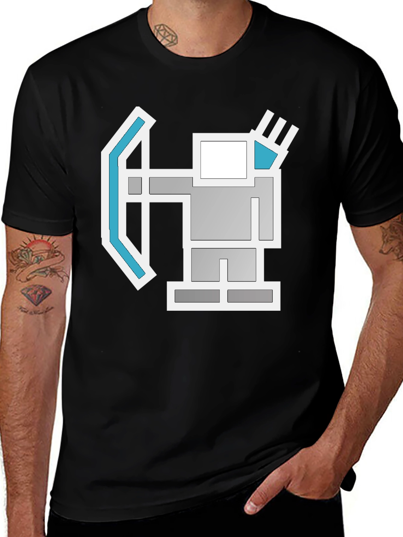 Variant 24 of Abstract Archer Graphic T-Shirt - Modern Tee