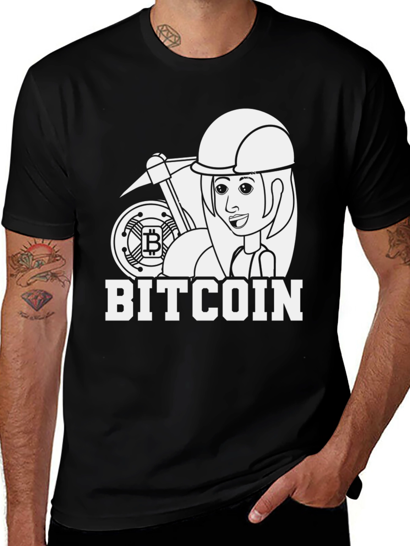 Bitcoin Miner T-Shirt - Cryptocurrency Tee