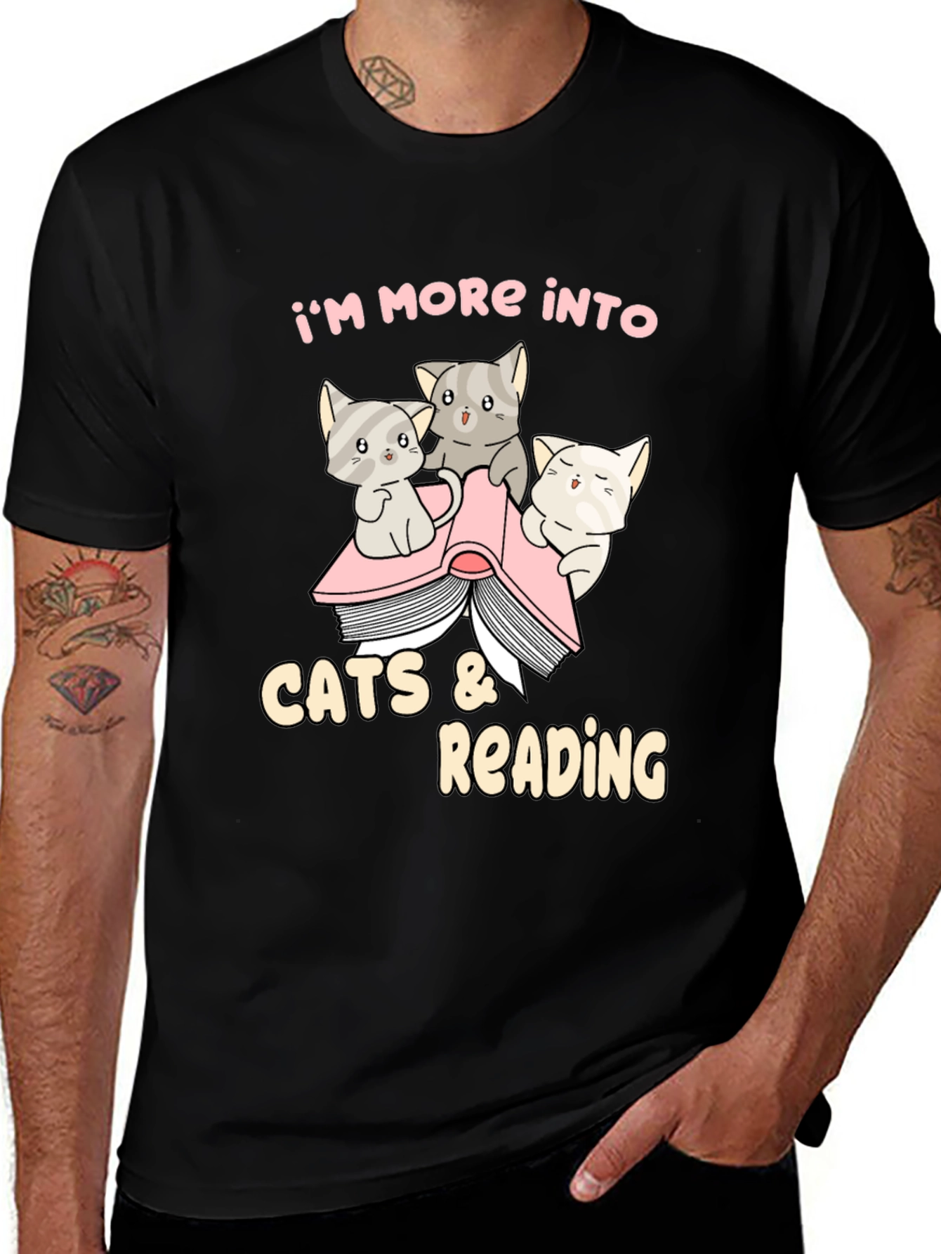 Cats and Reading T-Shirt