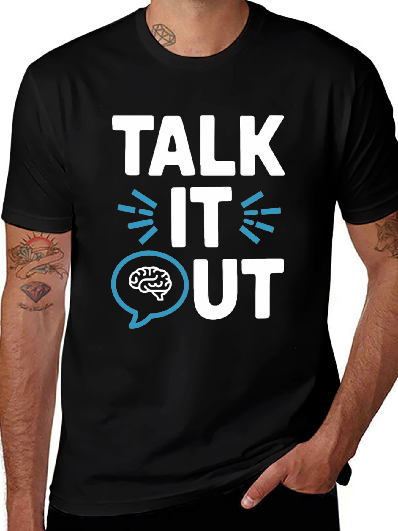 Variant 30 of Talk It Out Graphic T-Shirt - Mental Health Awareness