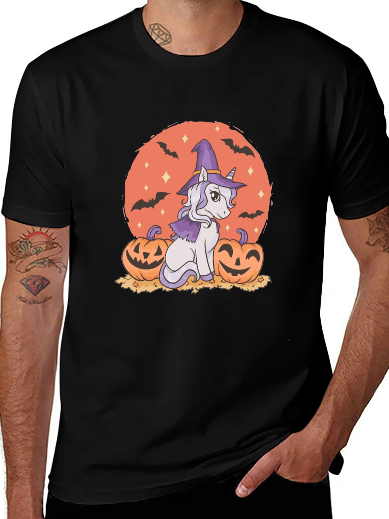 Variant 15 of Halloween Unicorn Witch T-Shirt