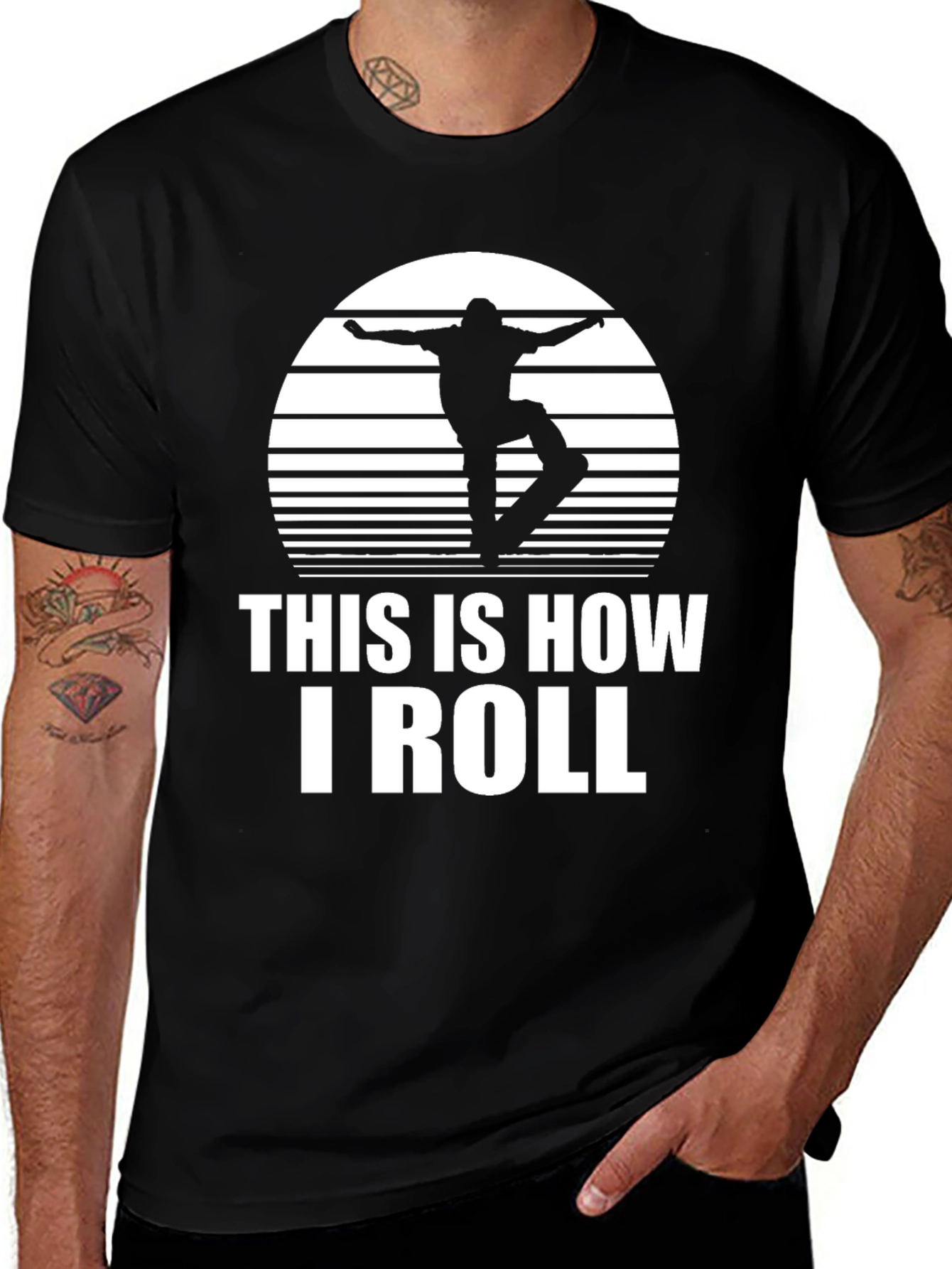 Variant 10 of This is How I Roll Skateboarder T-Shirt