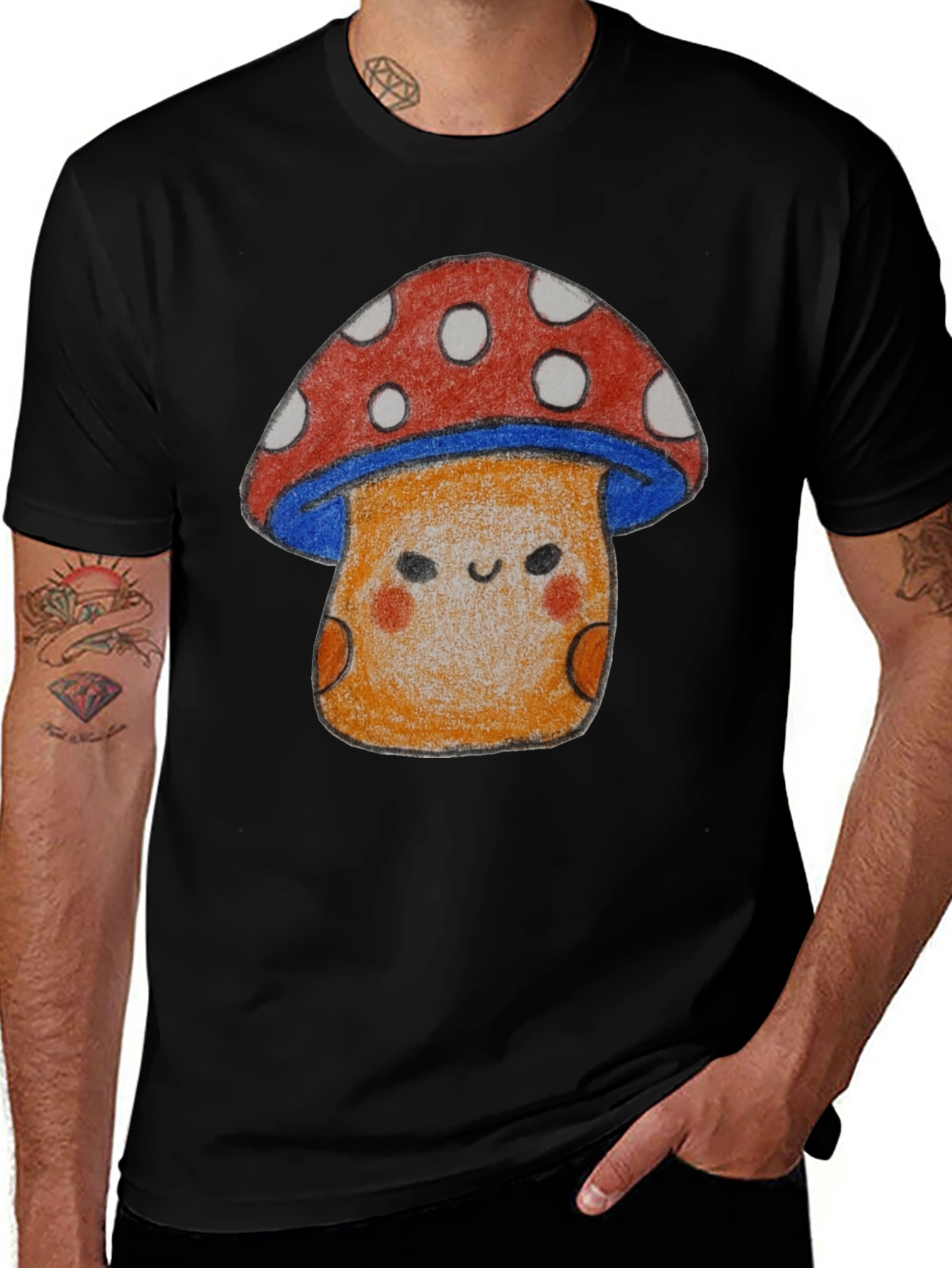 Variant 30 of Cute Mushroom Graphic Tee
